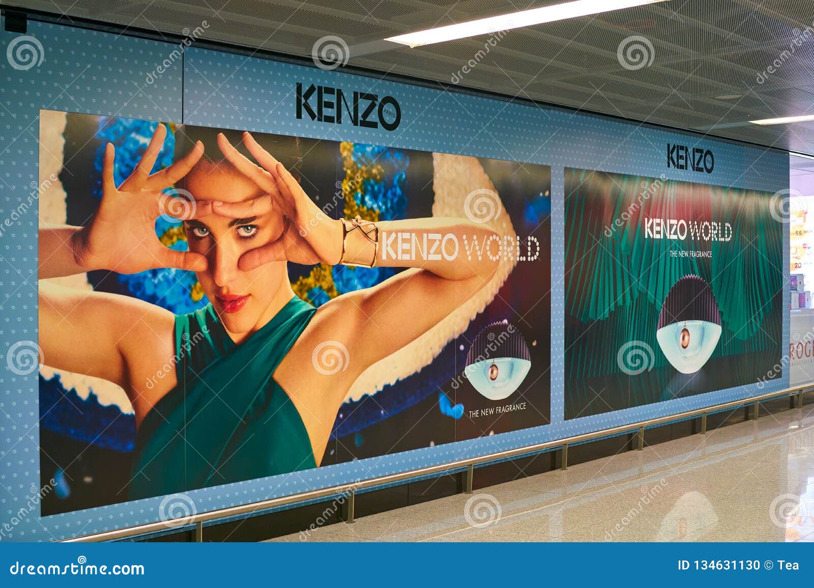 Kenzo AD redaktionell foto. Bild av affisch, elegans - 134631130