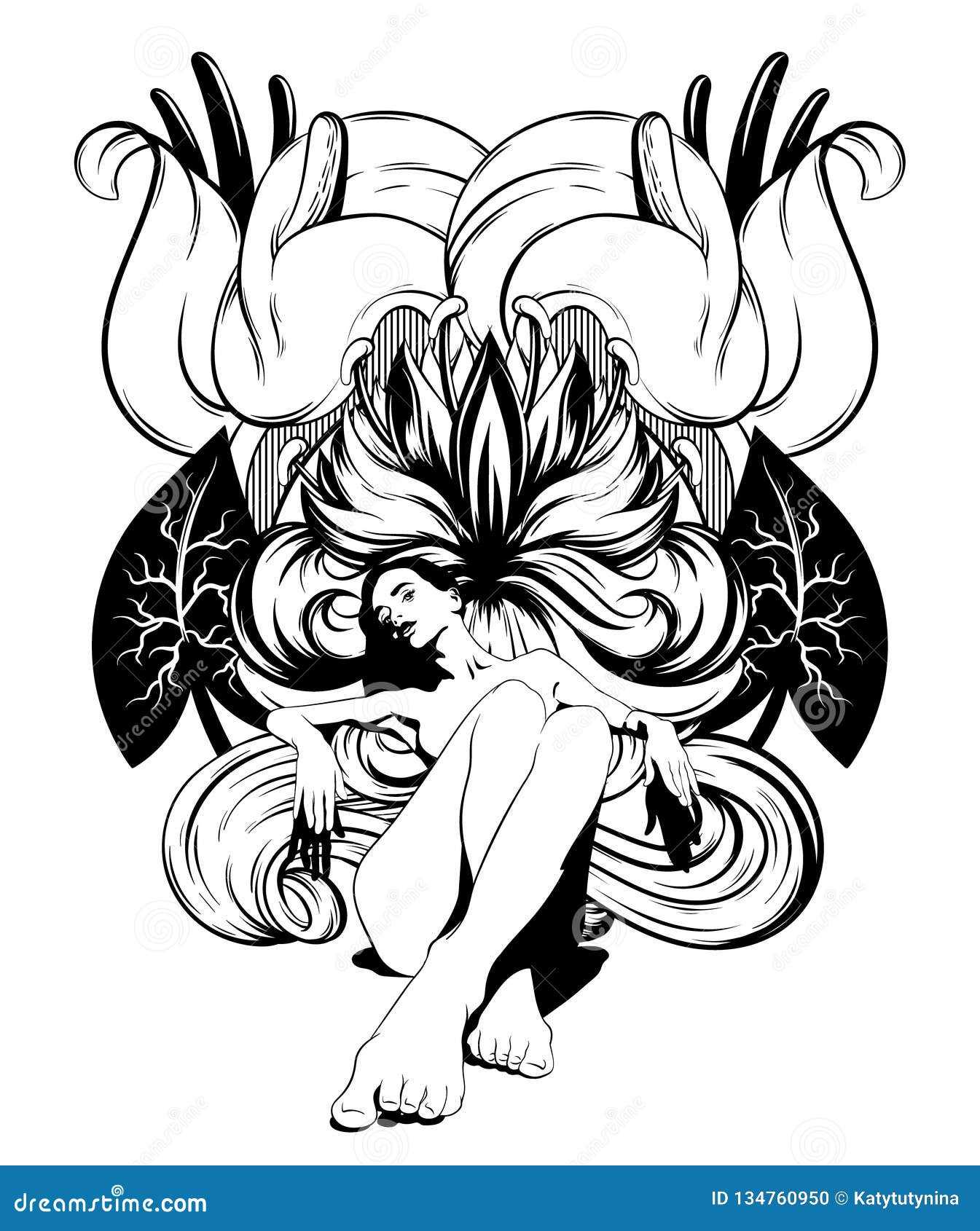 Naked Women Tattoo Designs