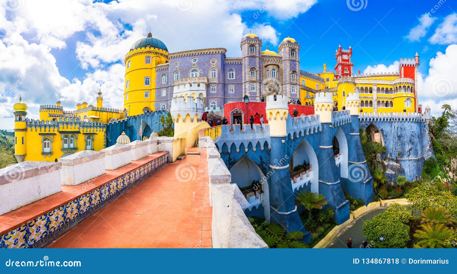 National Palace of Pena, Sintra region, Lisbon, Portugal