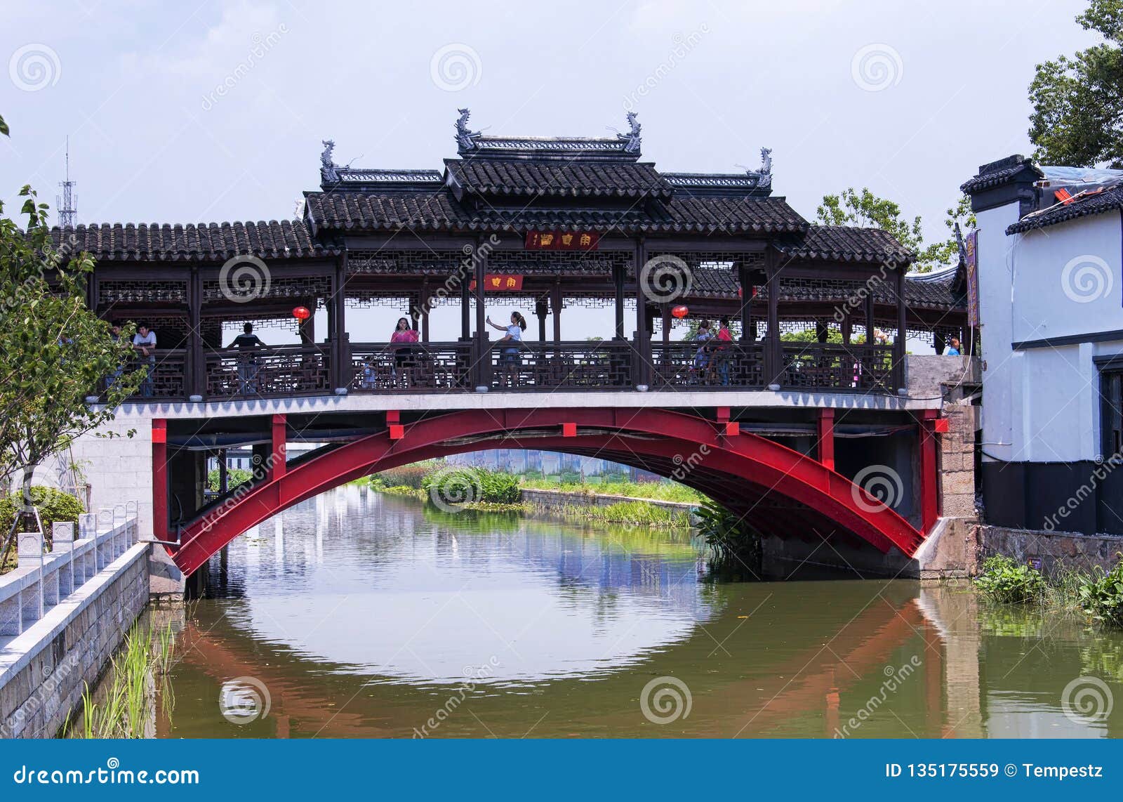 Luzhi Water Town Suzhou China Imagem de Stock Editorial - Imagem de ...