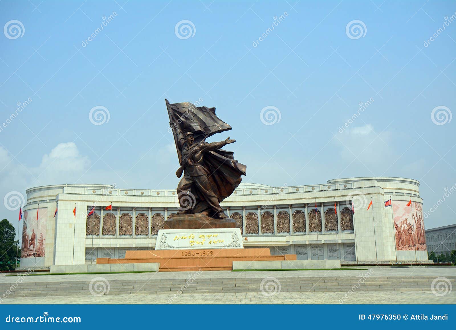 Liberation War Museum in Pyongyang, North-Korea.