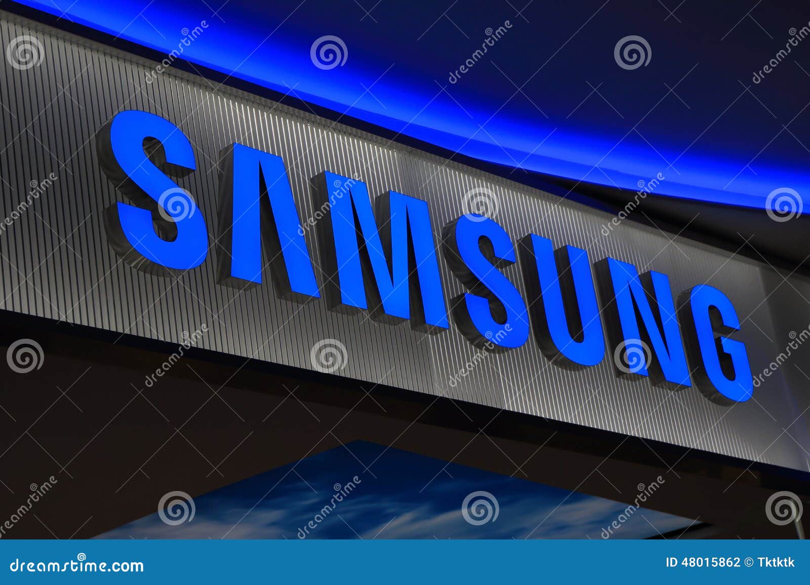 Samsung Korean electronics fotografía editorial. Imagen de asia 48015862