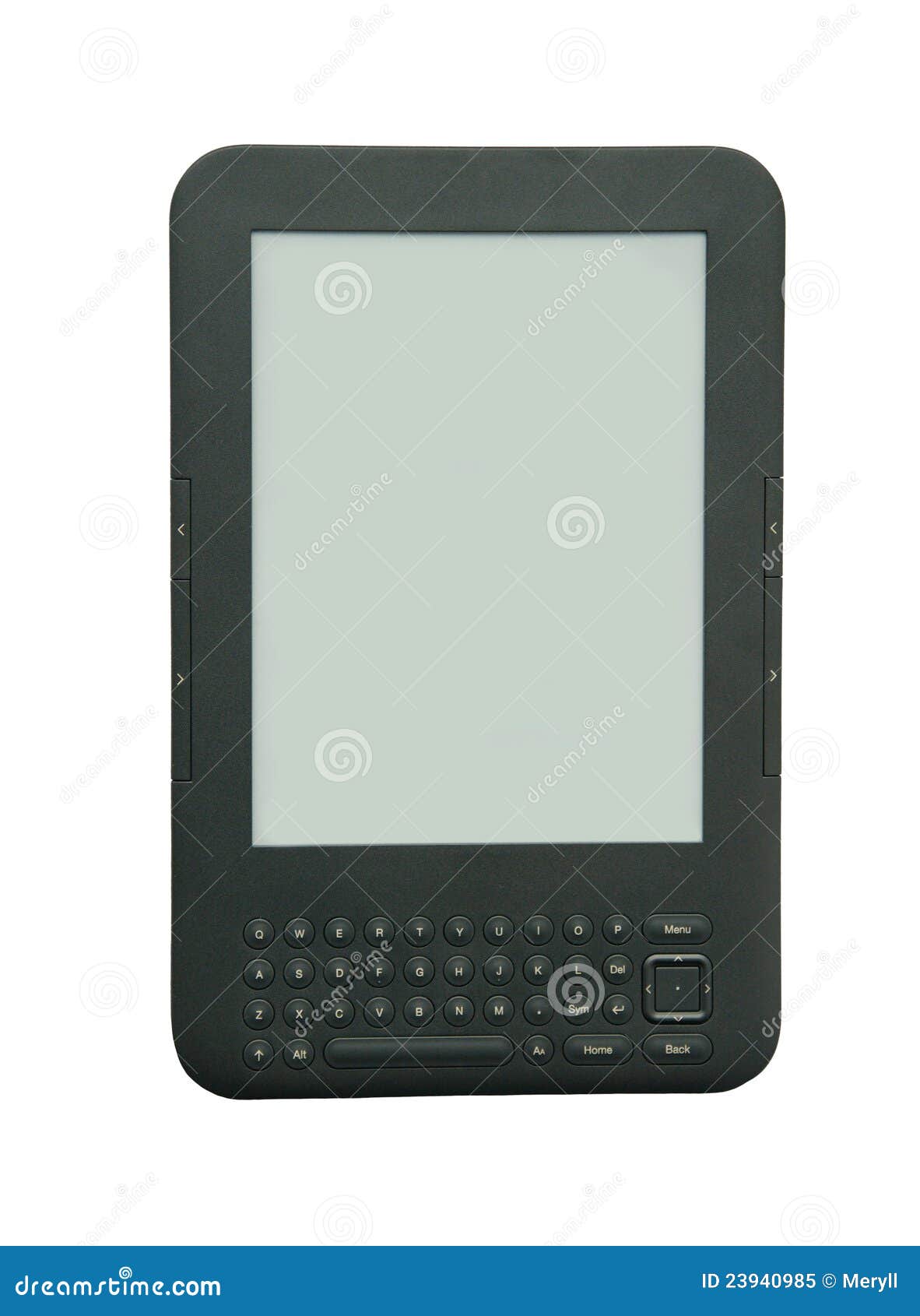 Ebook electronic reader stock image. Image of keyboard 23940985