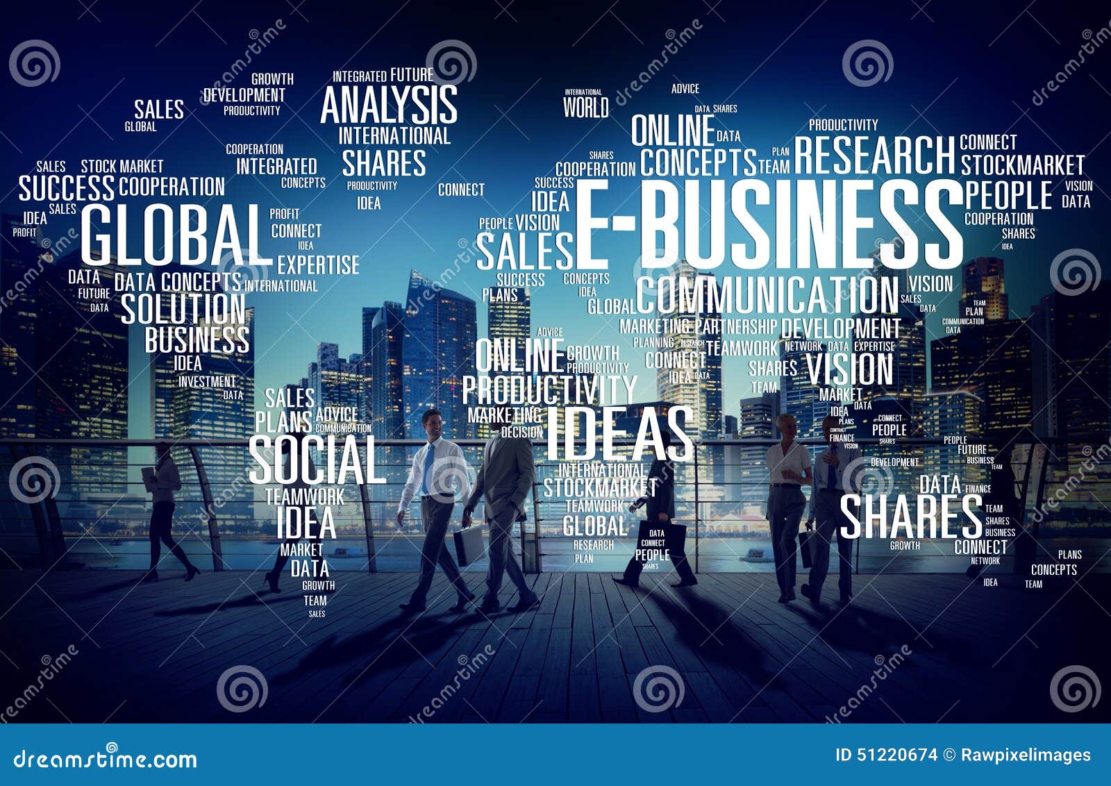 E-Business Global Business Commerce Online World Concept Stock Photo