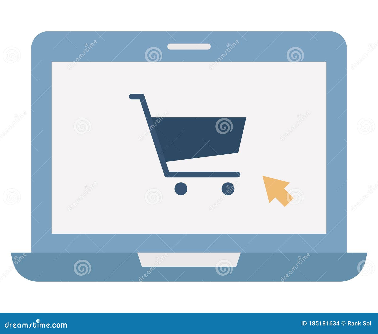 e commerce website flat   icon which can easily modify or edit