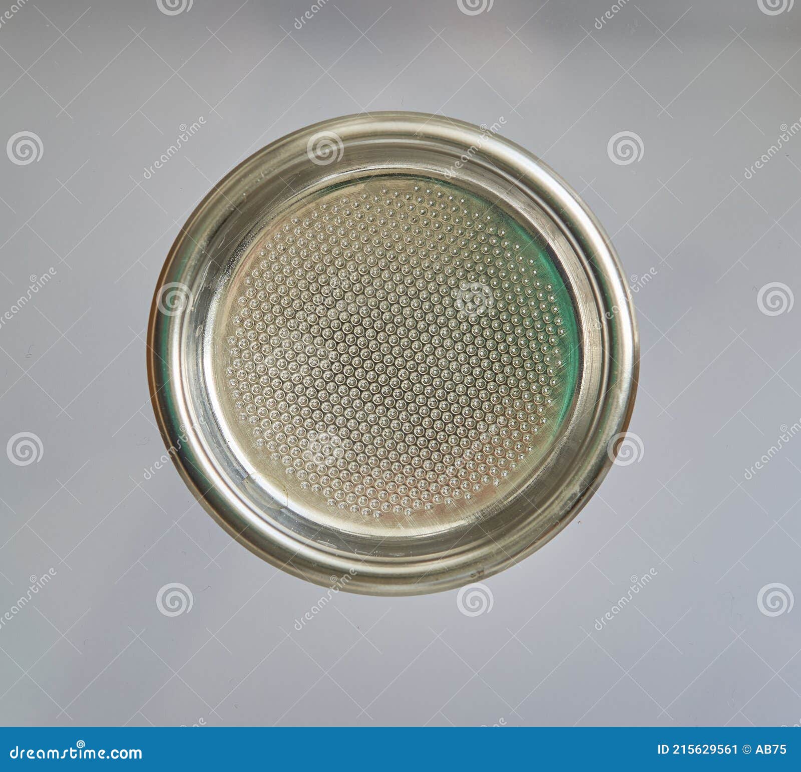 E61 Filter Basket for Espresso Stock Image Image of rear, preparation