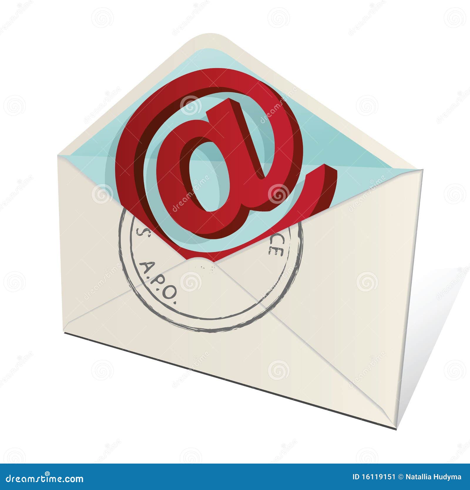 Email letter stock vector. Illustration of sign, message 16119151