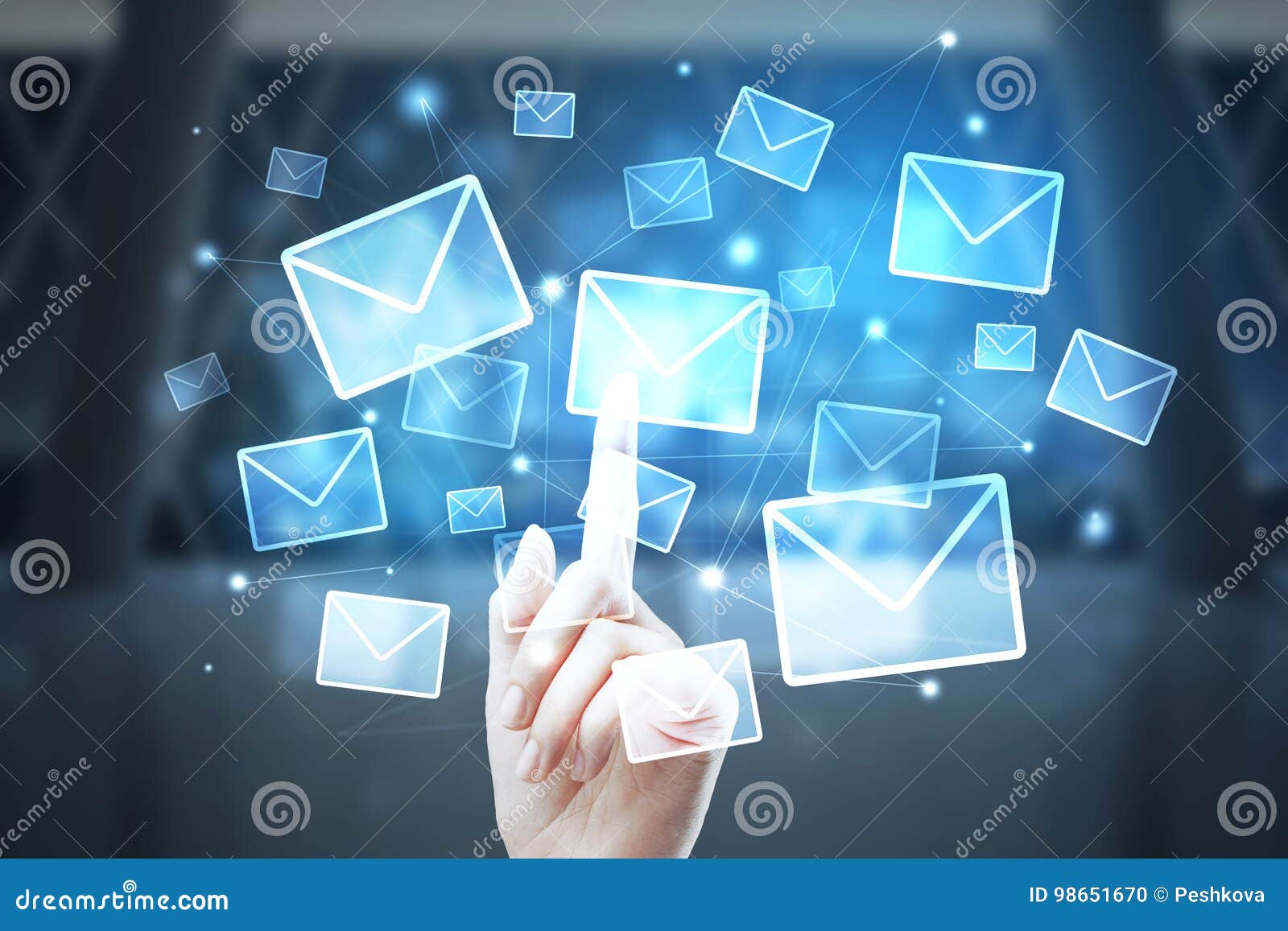 e-mail marketing concept