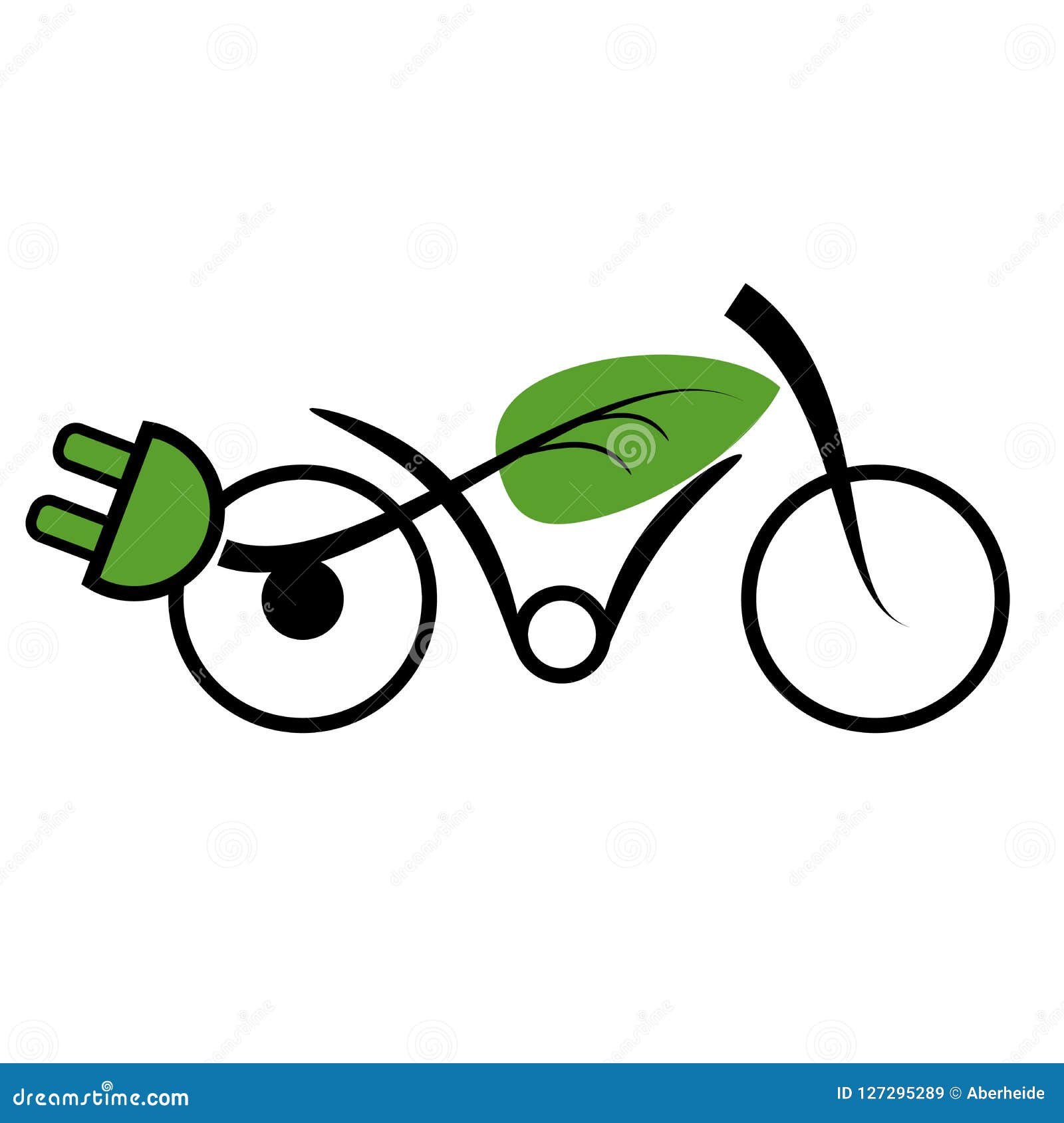 E Mobility Electric Bike Icon Stock Vector Illustration Of Clean Recycle