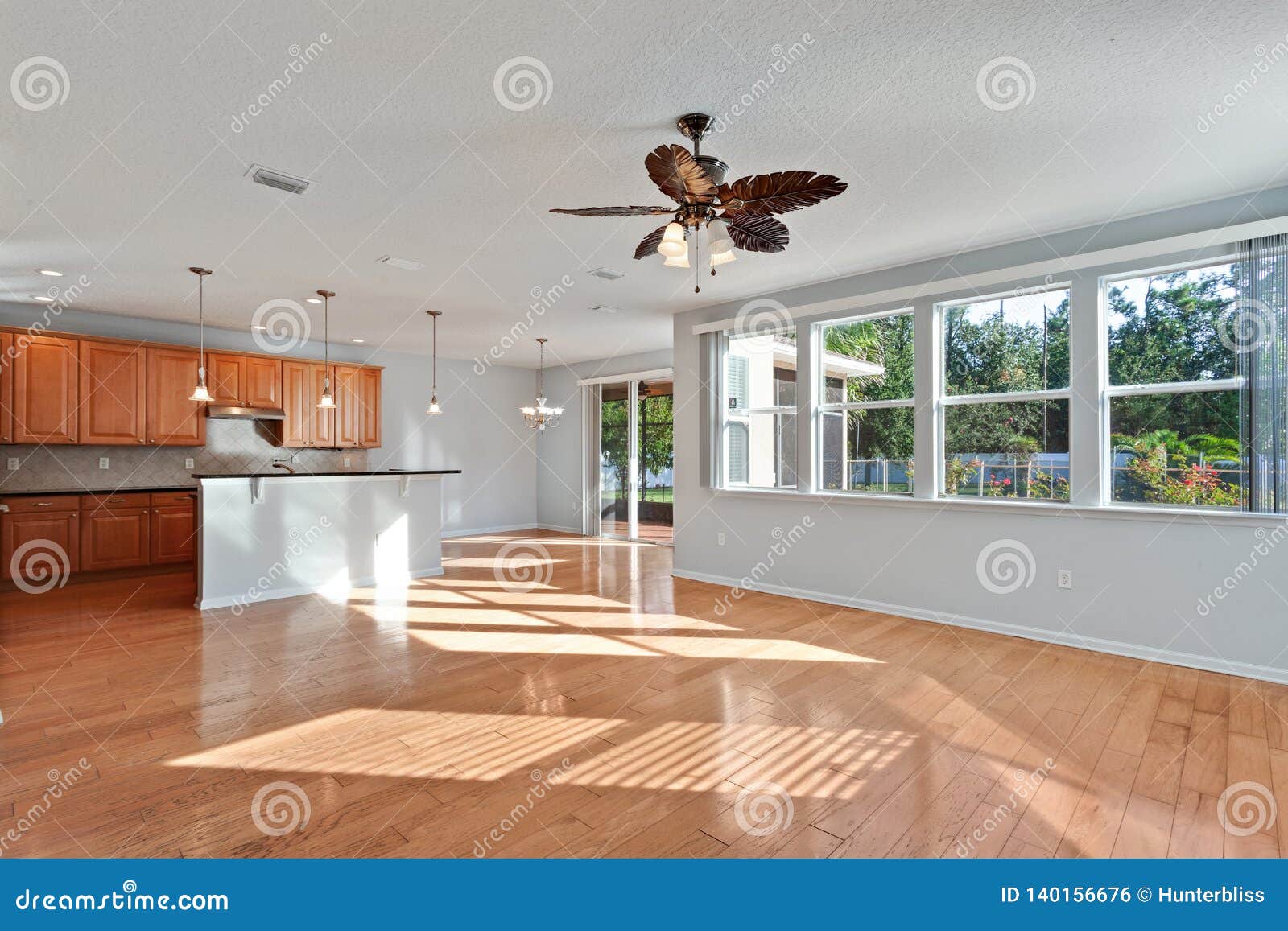 Home House Interior Empty Living No Furniture Modern Contemporaryt Stylish Design Decoration