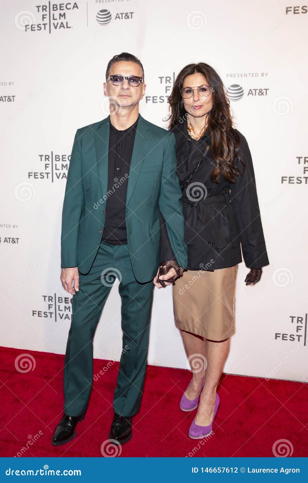 David Gahan and Jennifer Sklias Gahan at `it Takes a Lunatic` Premiere