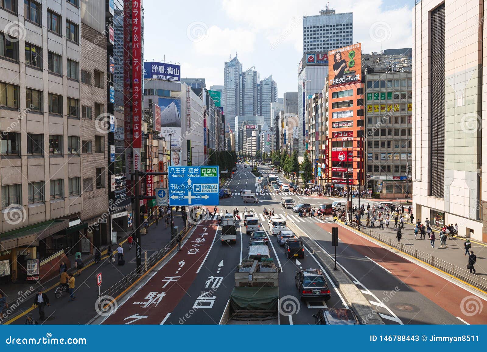 152 斑马线新宿东京日本张图片 来自dreamstime的免费和免版税图片