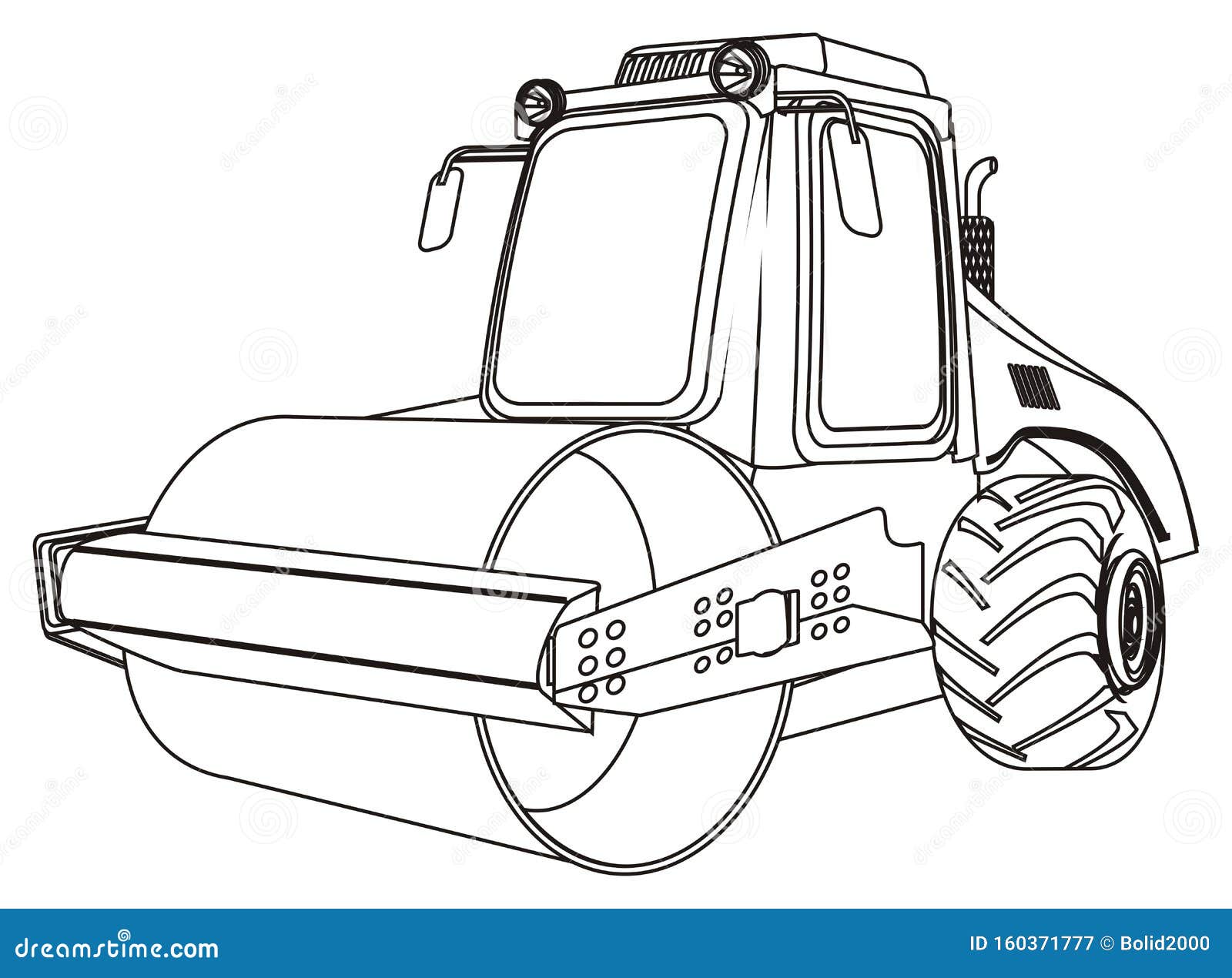 Рисунки дорожного катка