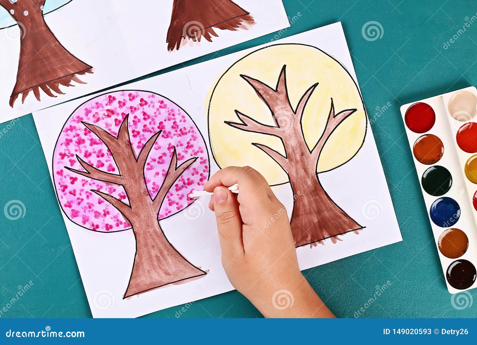Arbre De Papier Mort Quatre Saisons Ete Automne Hiver Printemps Saison 4 De L Arbre La Creativite Des Enfants Image Stock Image Du Cadeau Rose Arbre De Papier Mort Quatre Saisons Ete Automne Hiver Printemps Saison 4 De L Arbre La Creativite Des Enfants Image Stock Image Du Cadeau Rose