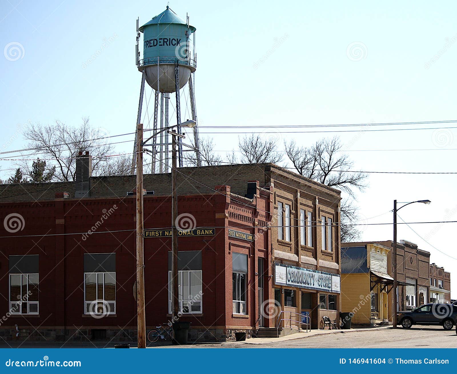 Frederick, South Dakota, Main Street. 编辑类库存图片 图片 包括有 家庭, 统计 146941604