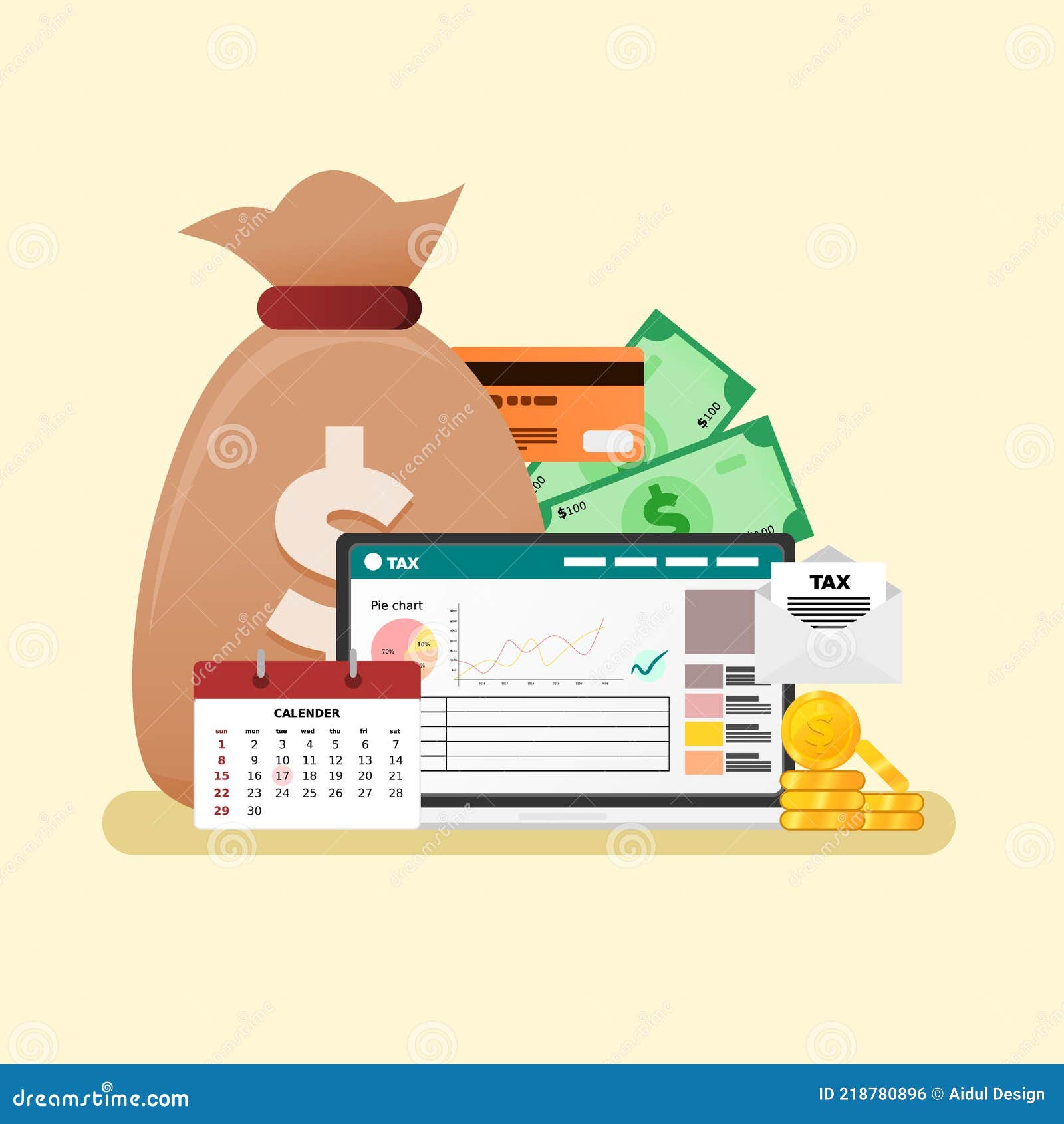 e-tax with laptop  