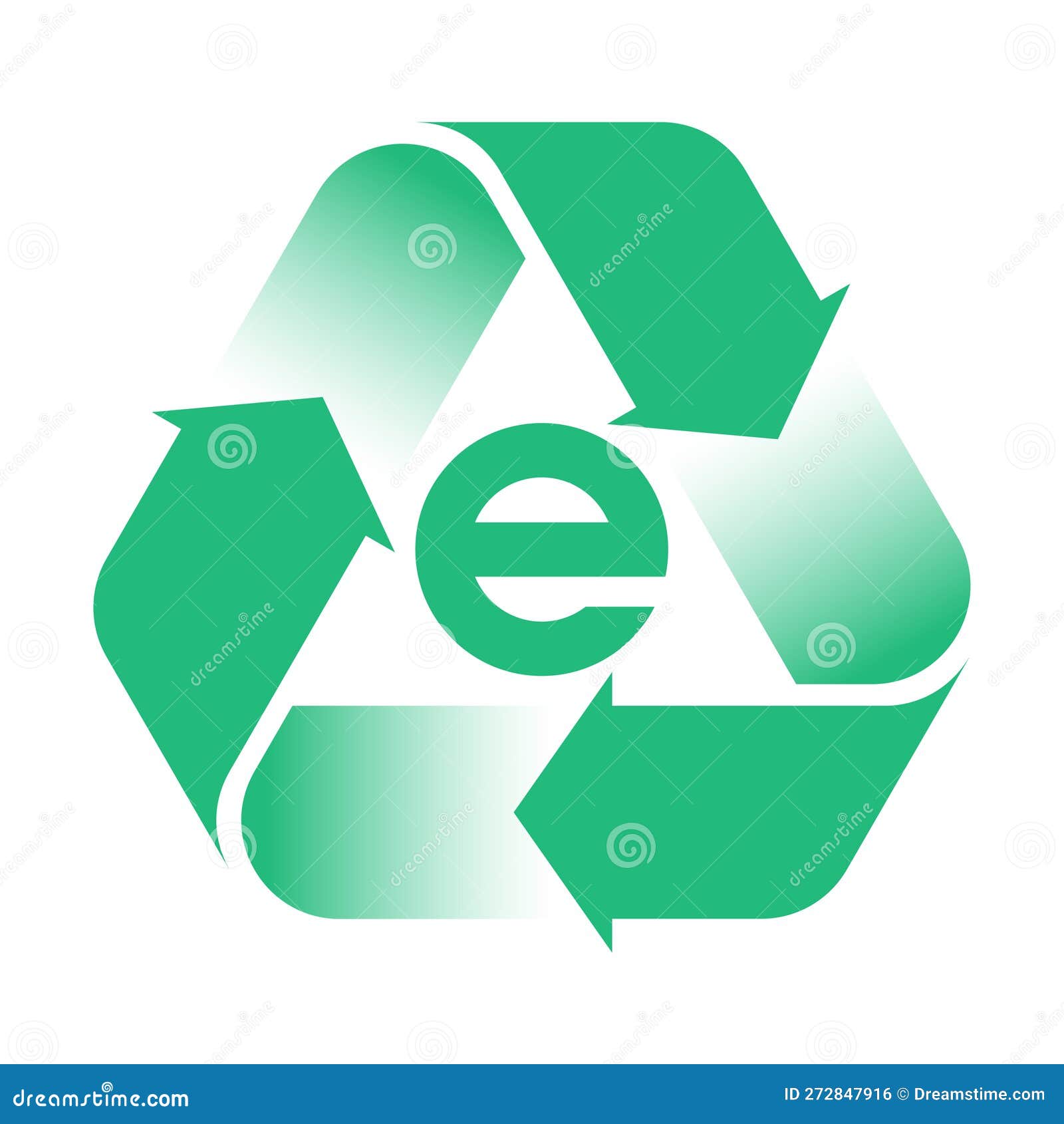 Ewaste, Electronics Recycling Vector Icon Badge Stock Vector