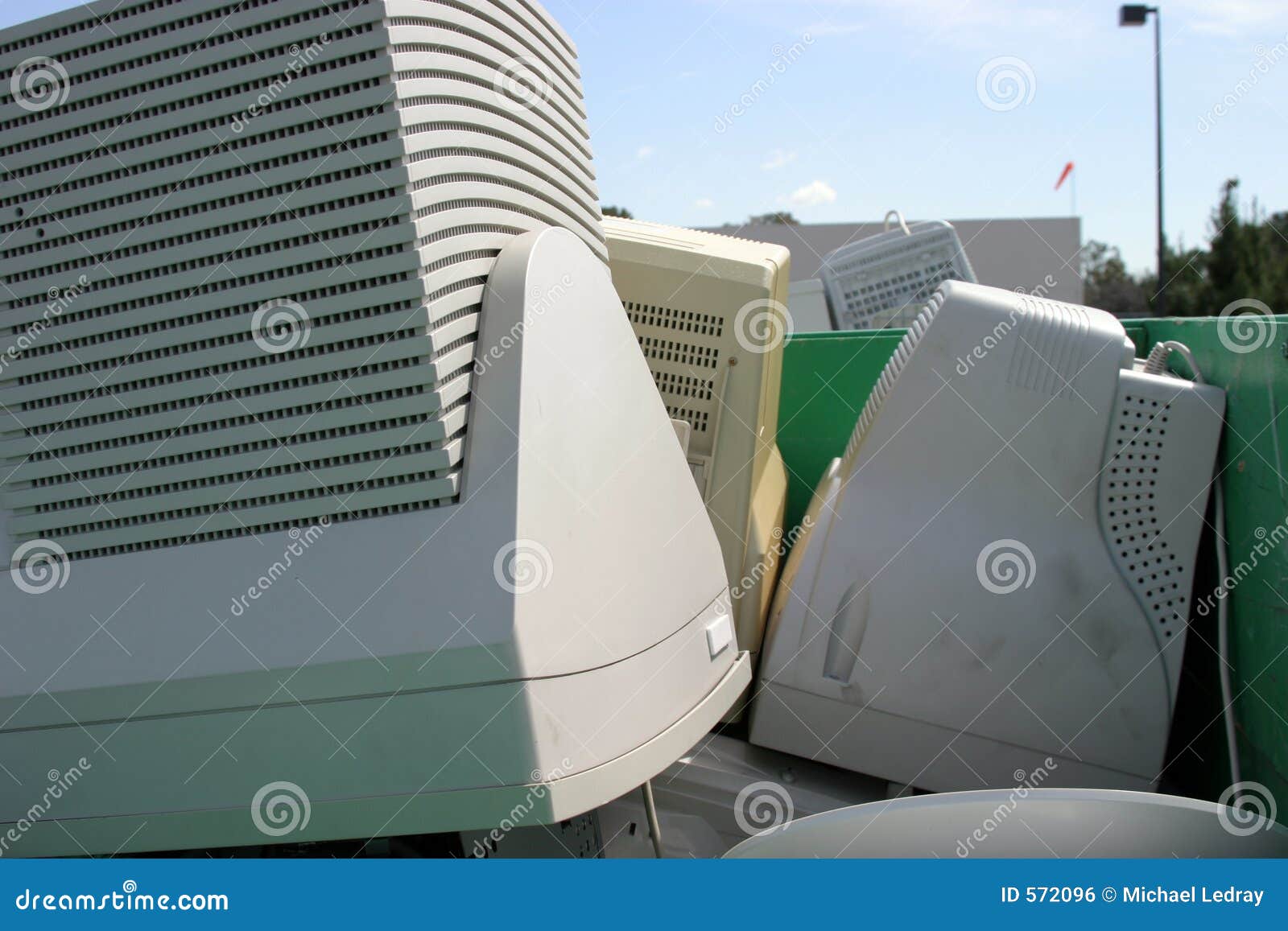e-waste (old computers and electronics)
