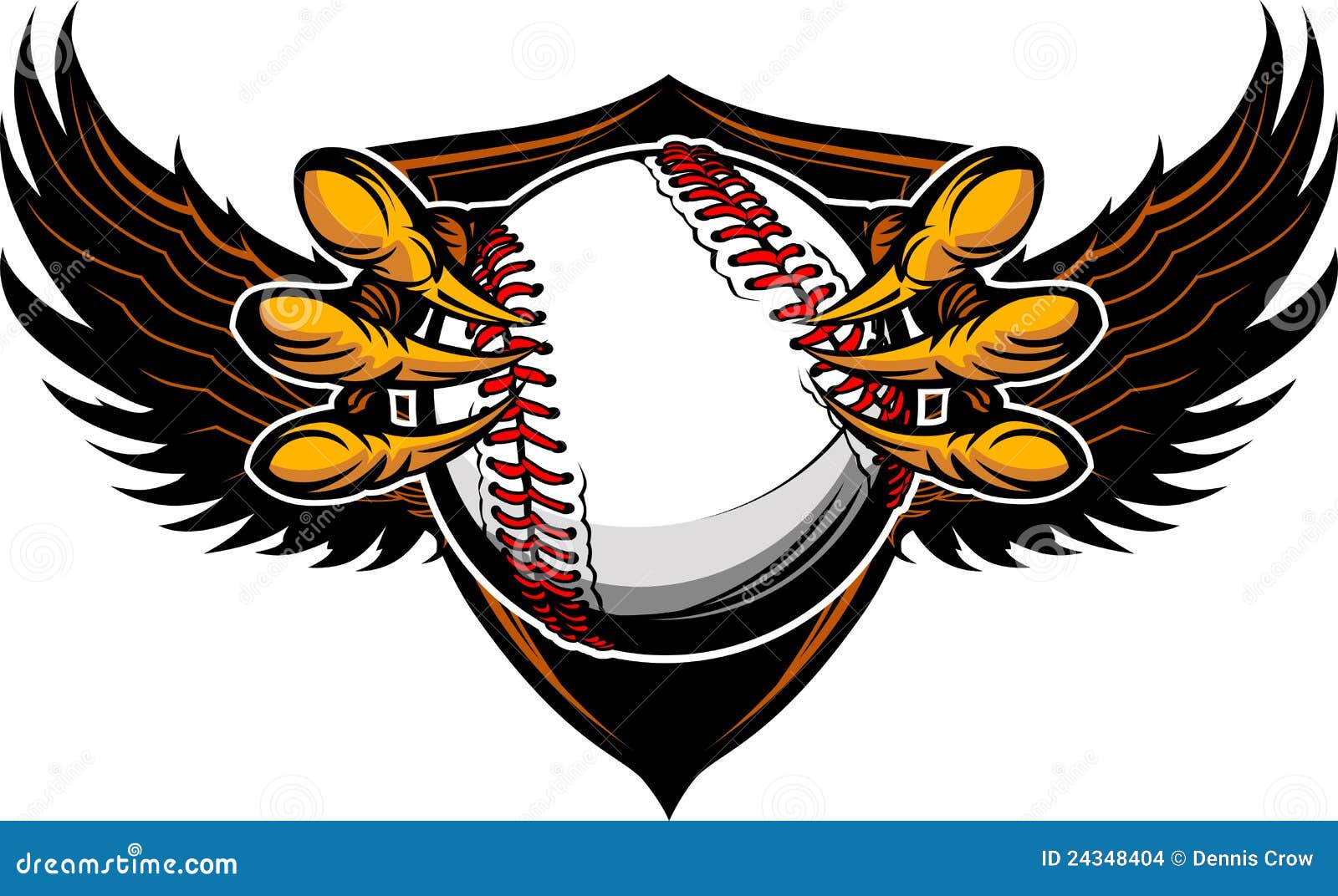 Eagle Baseball Talons And Claws Illustration Stock Images Image 24348404