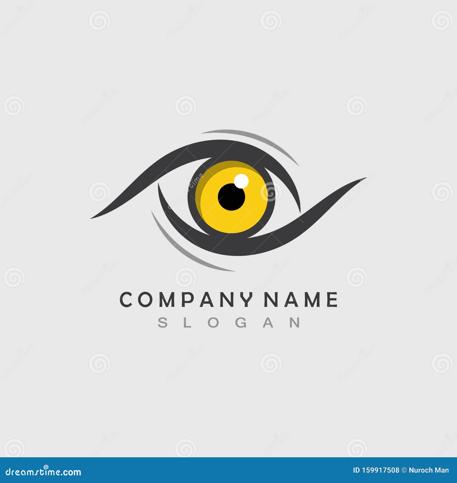 Eagle Eye Logo Concept Design Template Stock Vector Illustration Of Falcon Shield