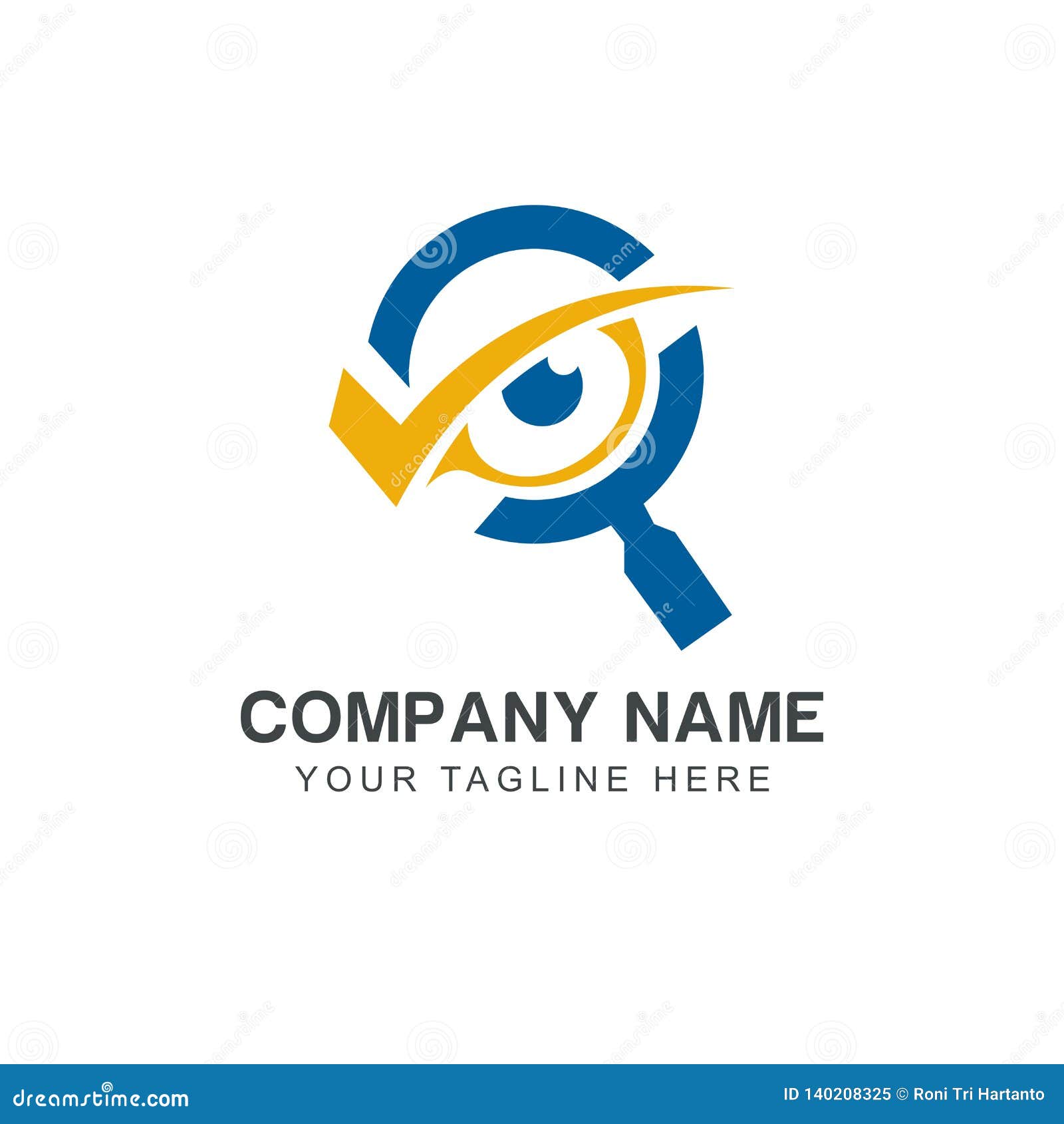 Eagle Eye Search Logo Design Inspiration Stock Vector Illustration Of Font Corporate