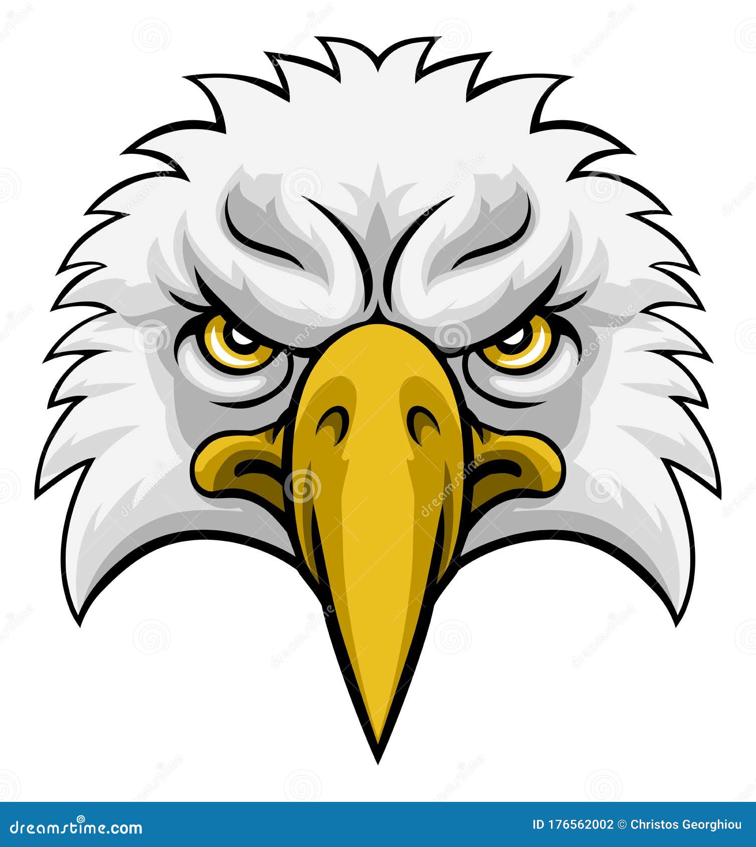 Eagle Head Mascot Face stock vector. Illustration of eagle - 176562002 Eagle Head Mascot Face stock vector. Illustration of eagle - 176562002