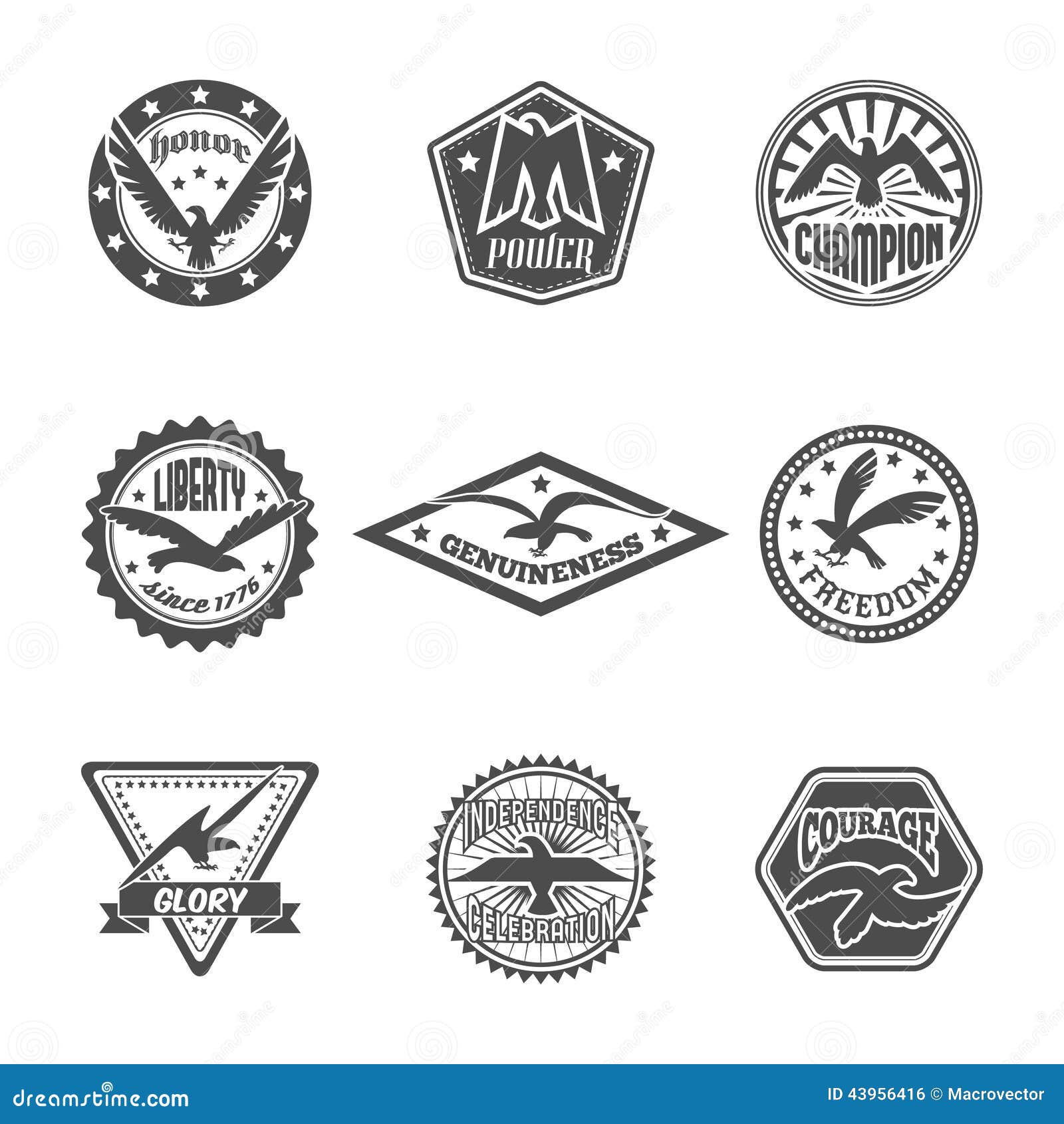 Premium Vector  Trendy retro group of icons symbols and shapes in