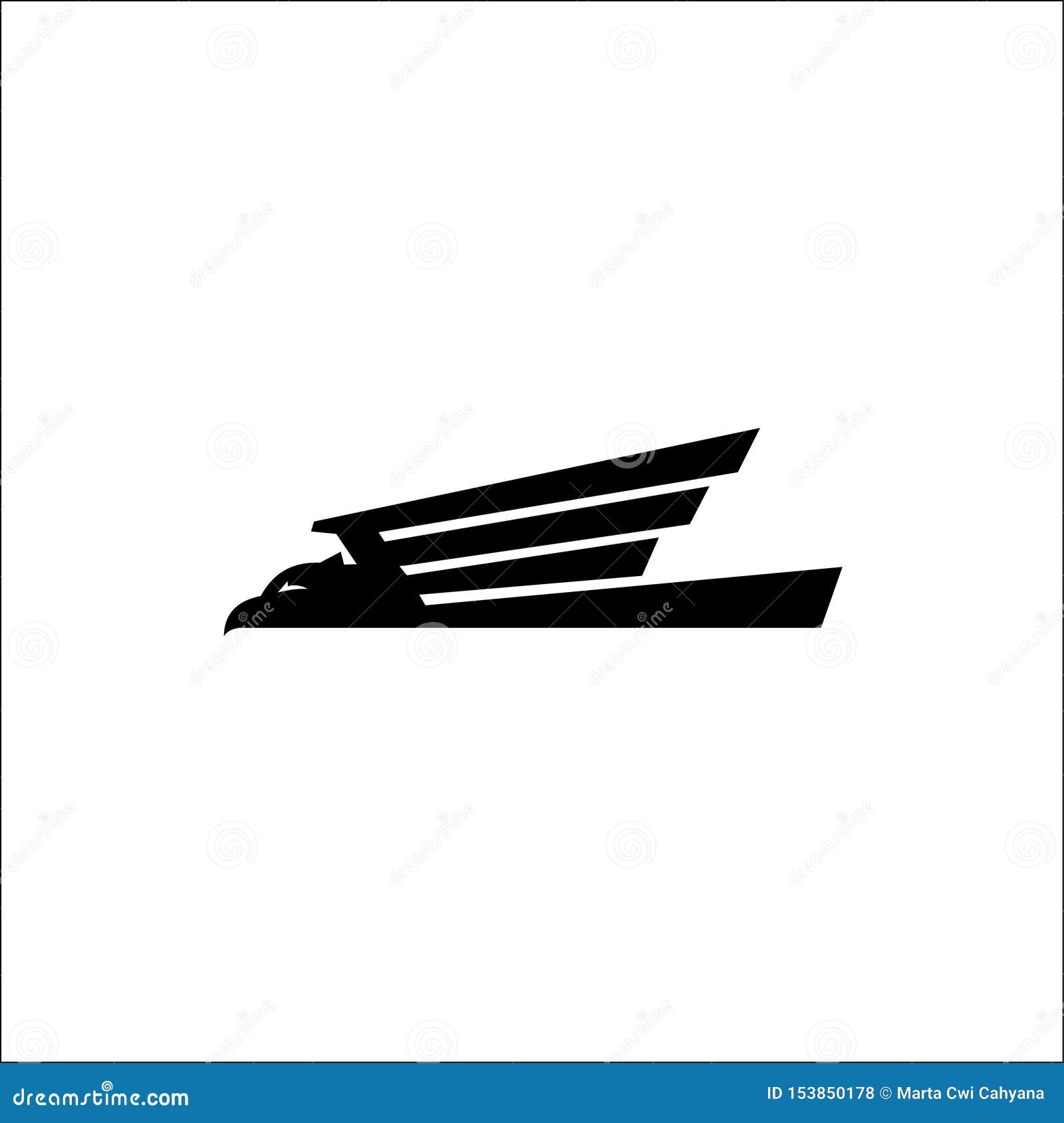 Eagle Logo Vector Animals,black Hawk Stock Vector - Illustration of ...