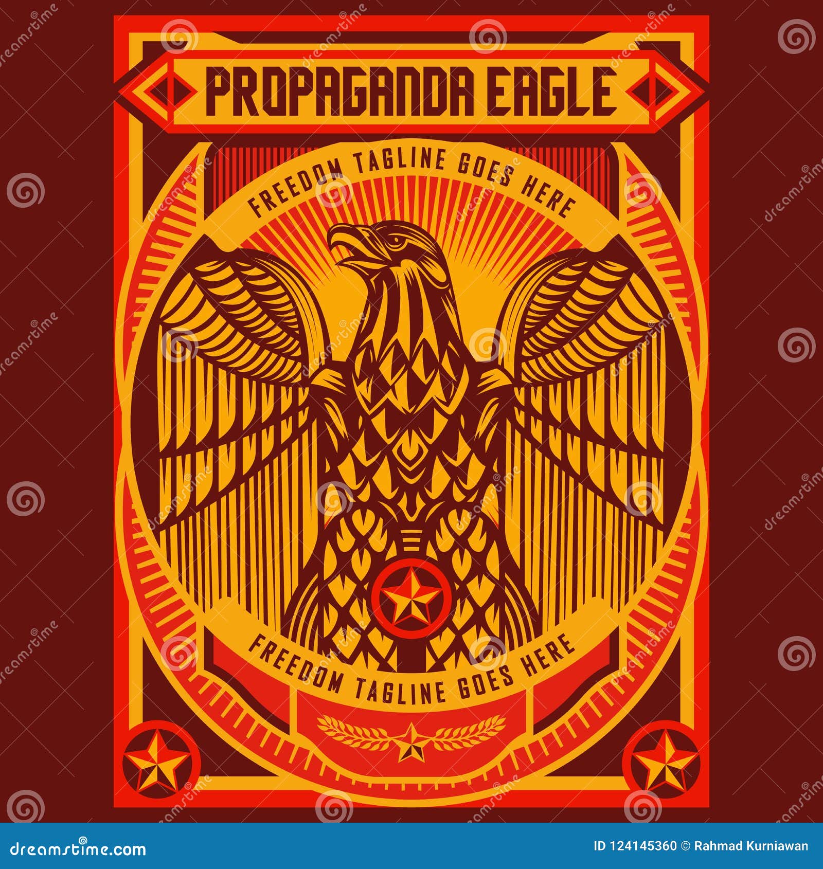 eagle propaganda posters s background set