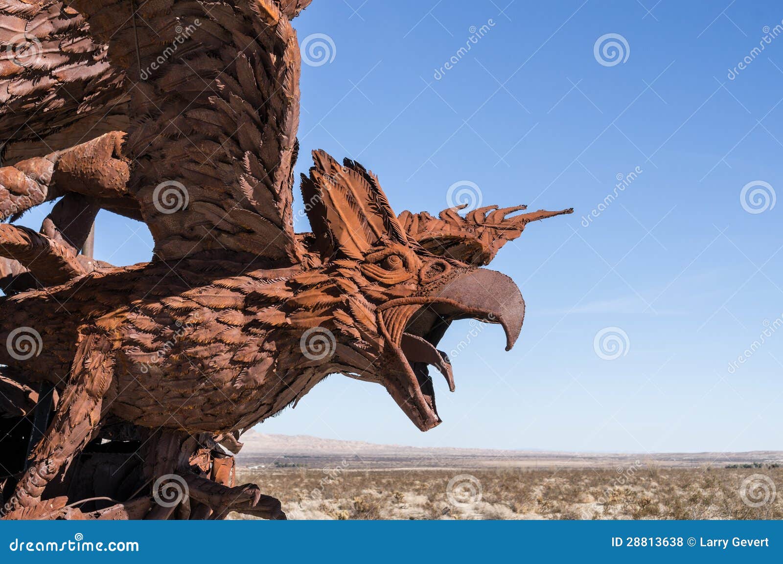 eagle sculpture in galleta meadows