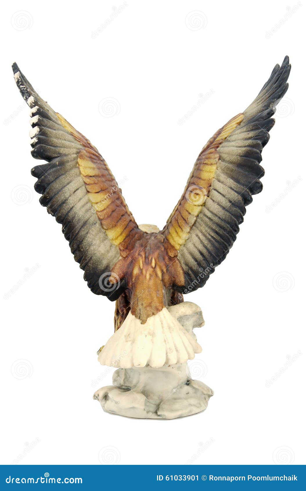 Eagle statue stock image. Image of animal, closeup, mascot 61033901