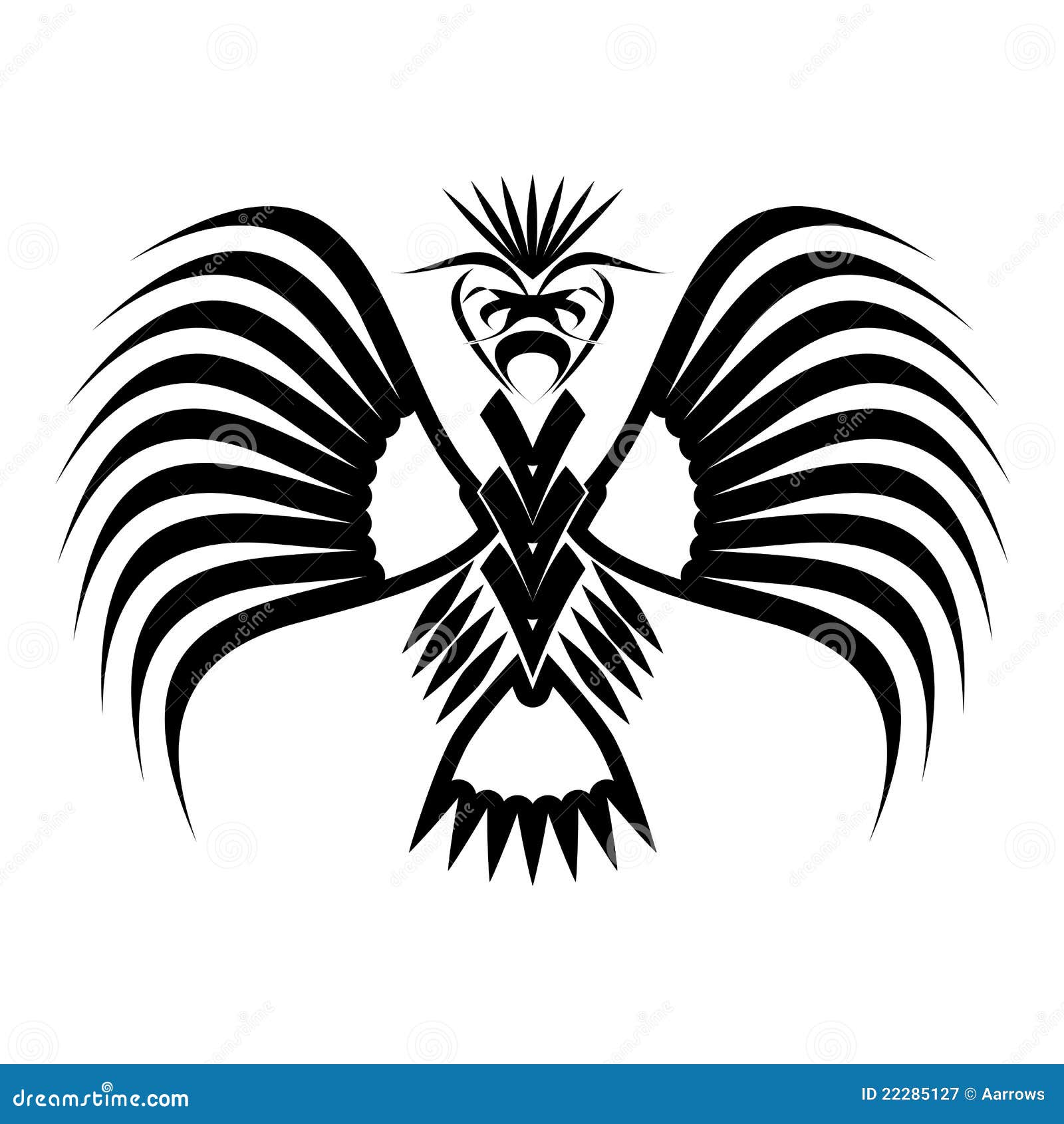 Eagle Symbols and Tattoo, Vector Illustration. Stock Vector ...