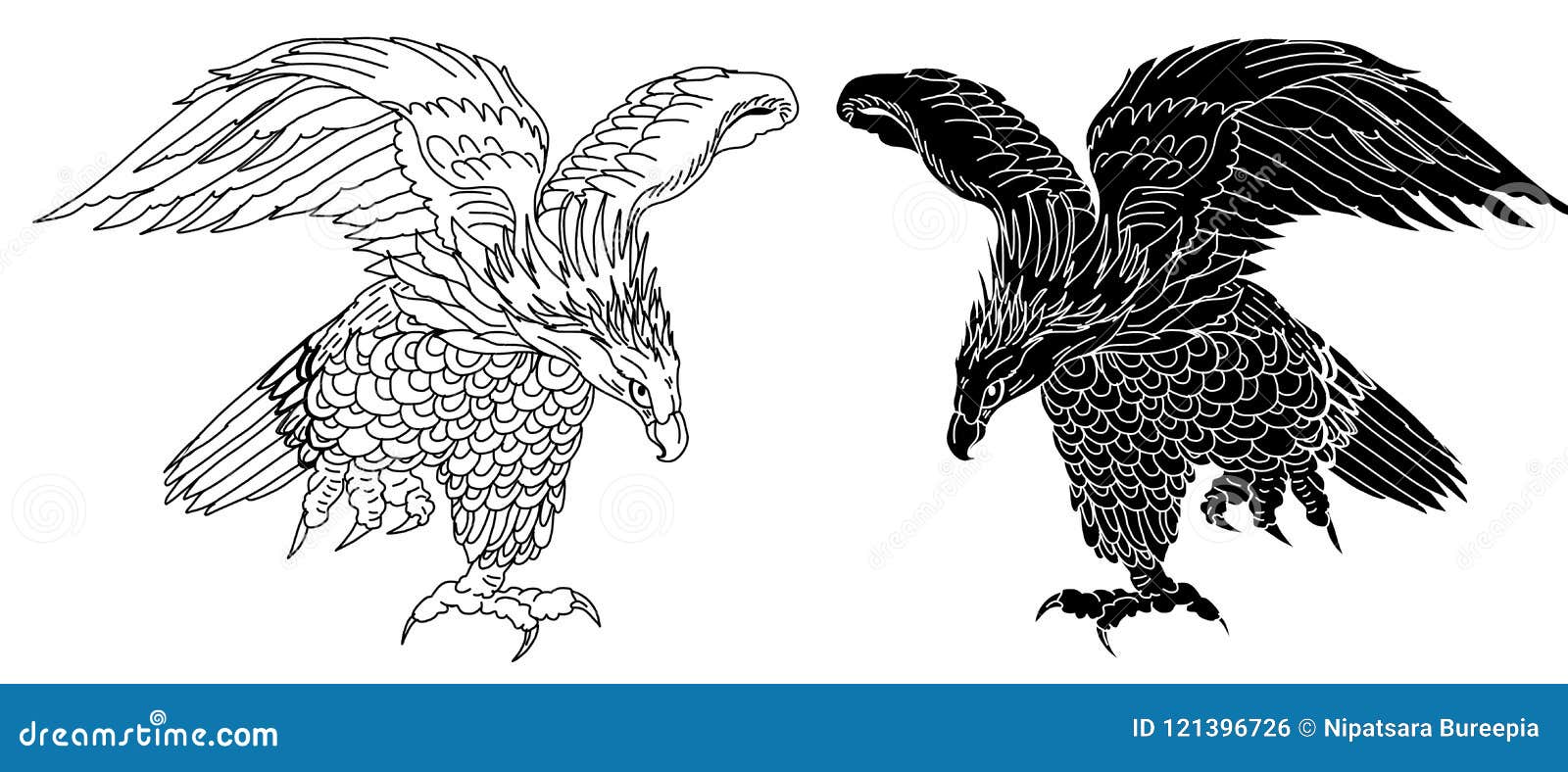Old School Eagle Tattoo Stock Illustrations – 321 Old School Eagle Tattoo  Stock Illustrations, Vectors \u0026 Clipart - Dreamstime, image size:1600x788