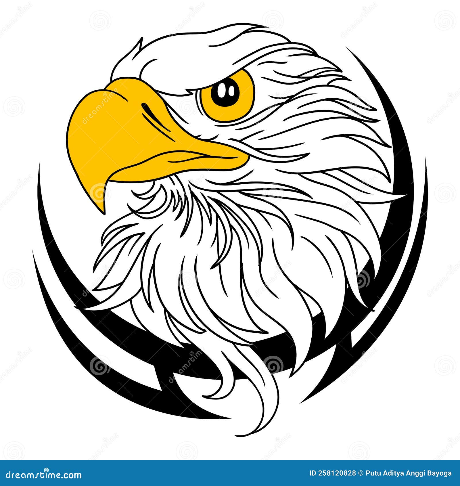 Eagle tribal stock vector. Illustration of tribal, eagle - 258120828, image size:1600x1690