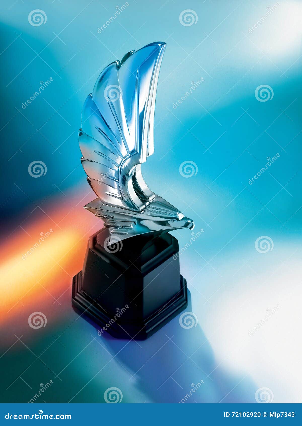 Eagle trophy stock photo. Image of champion, silver ...