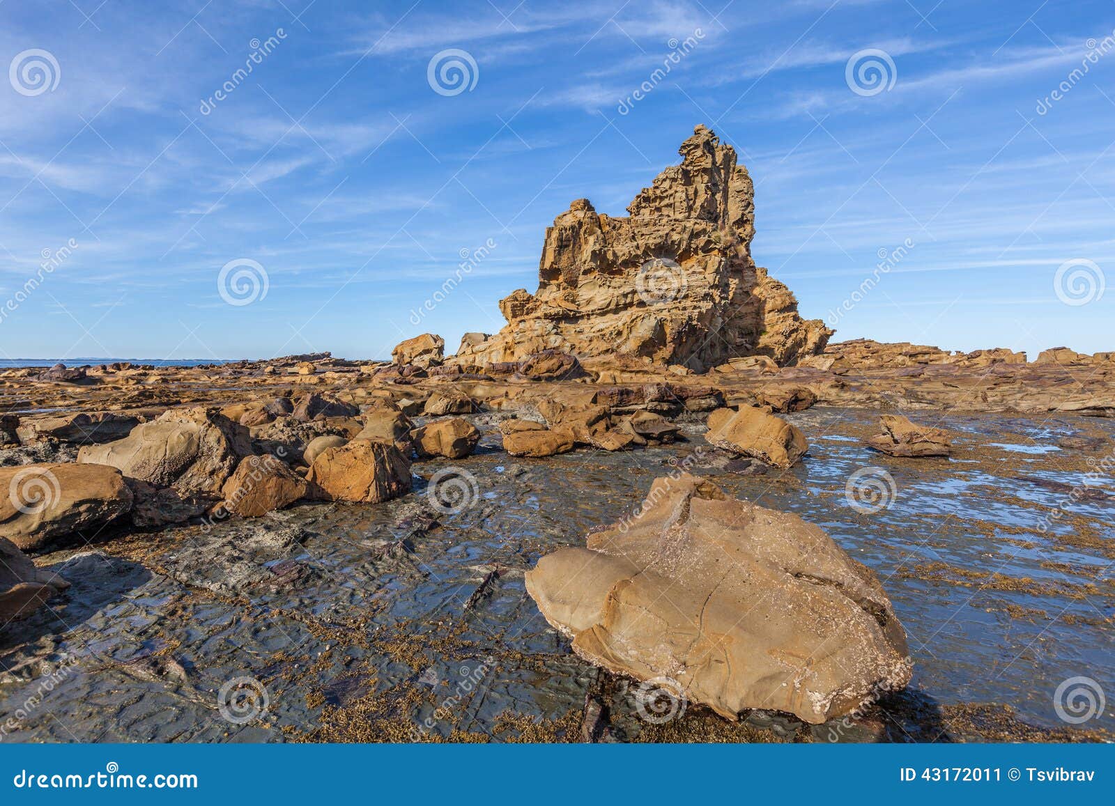 Eagles Nest Beach, Victoria, Australia Stock Image Image of break