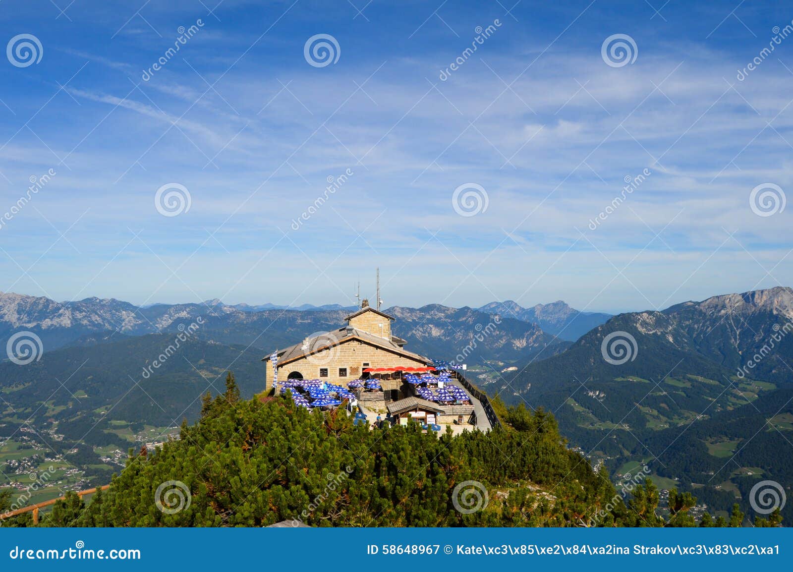 The Eagles nest stock image. Image of green, awesome 58648967