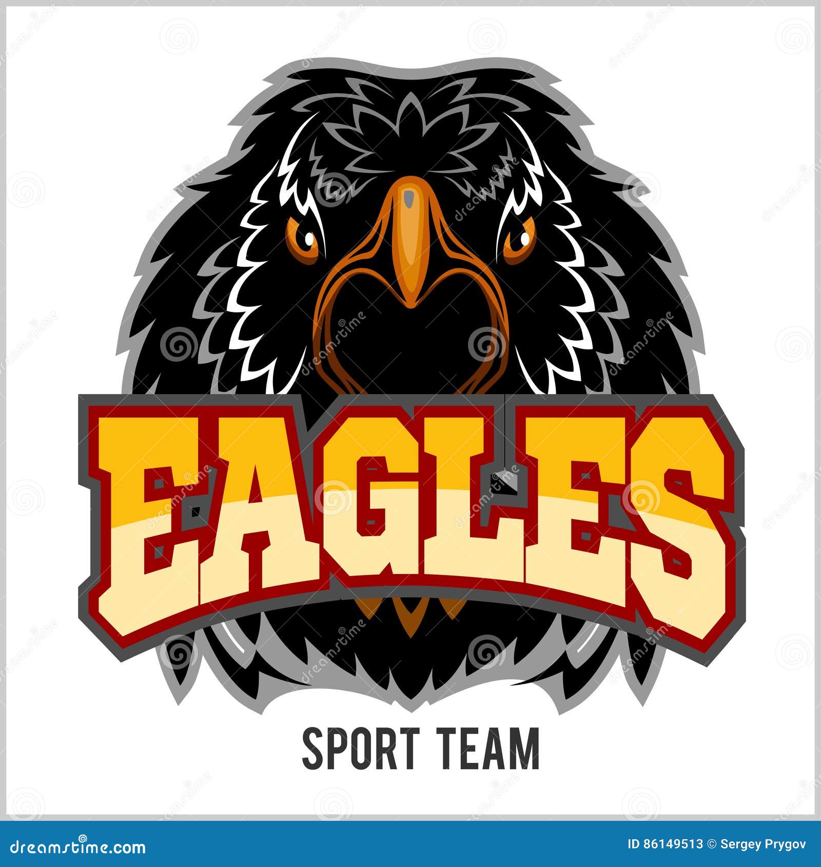 Eagles sport team stock vector. Illustration of high 86149513