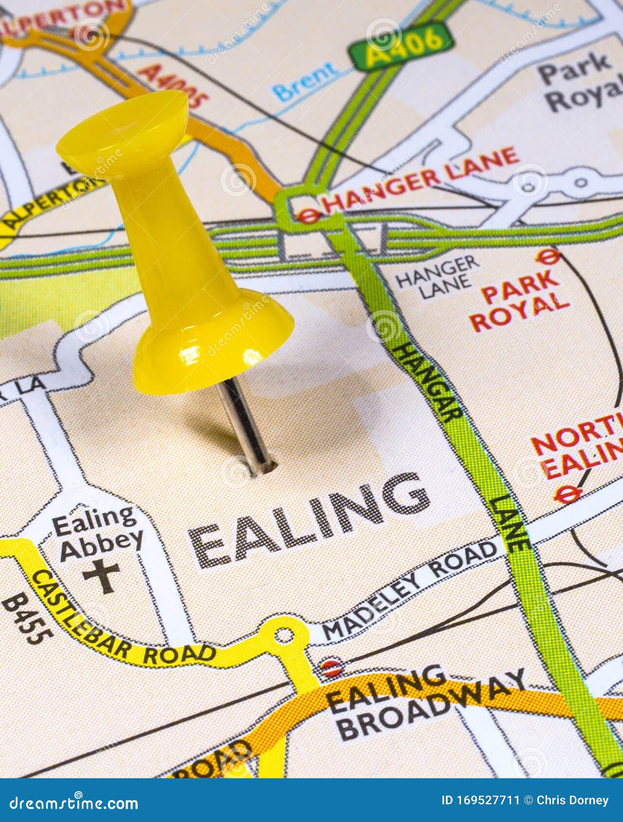 Ealing on a UK Map stock image. Image of line, europe - 169527711