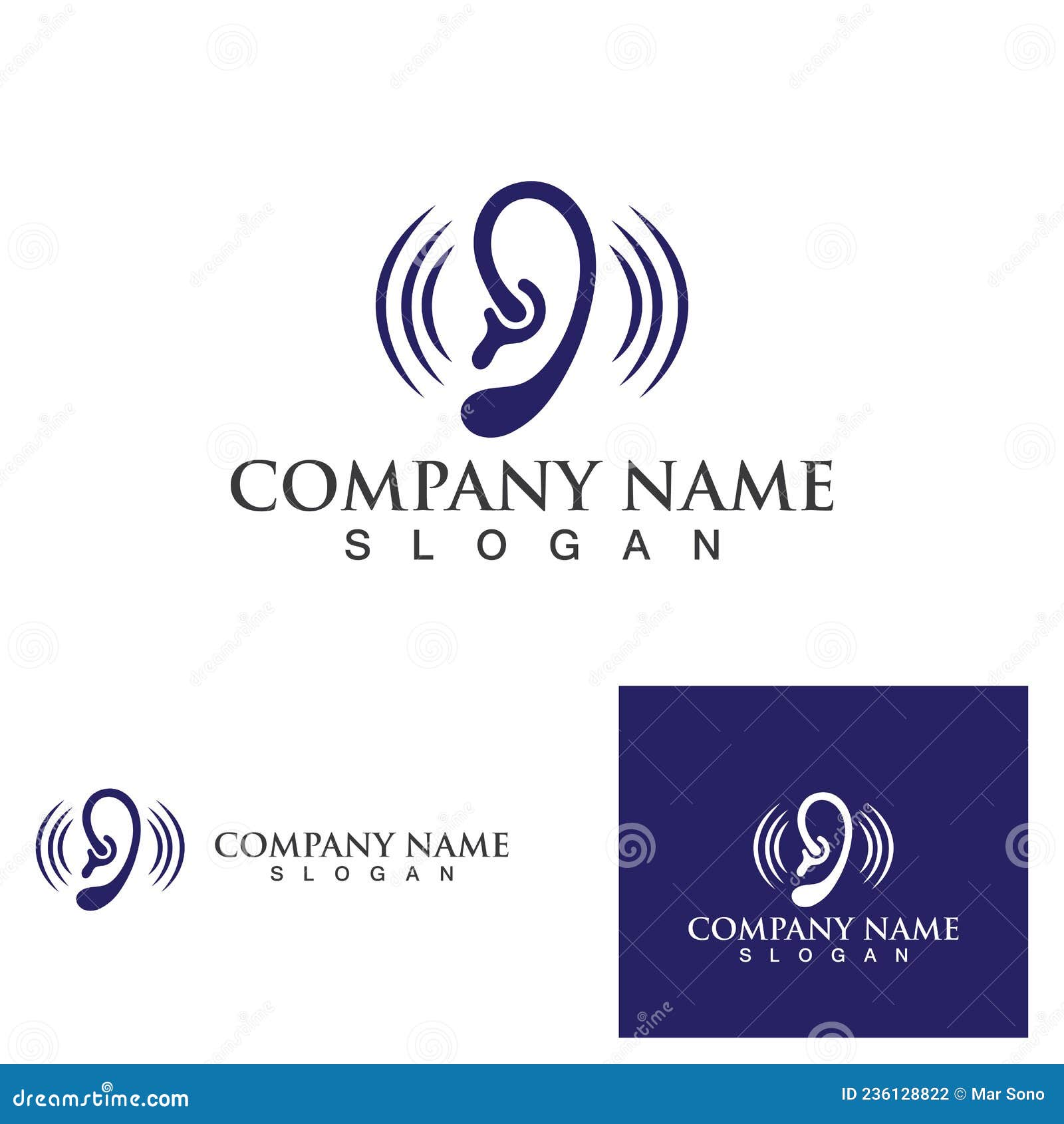 Ear Care Logo and Symbol Vector Stock Vector Illustration of concept