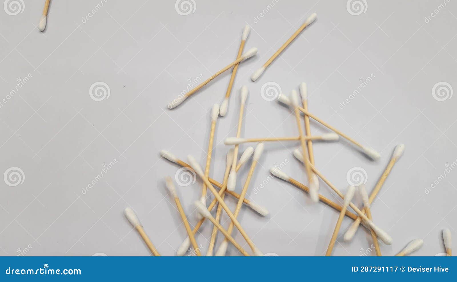 Earbuds are Made of Thin Plastic Strawlike Materials with Cotton