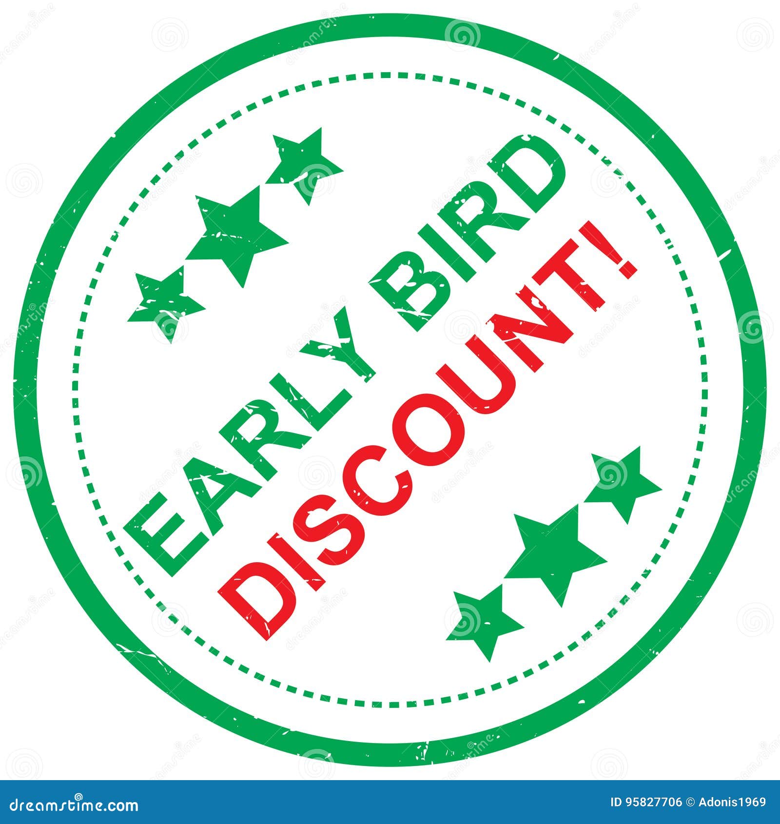 early bird discount