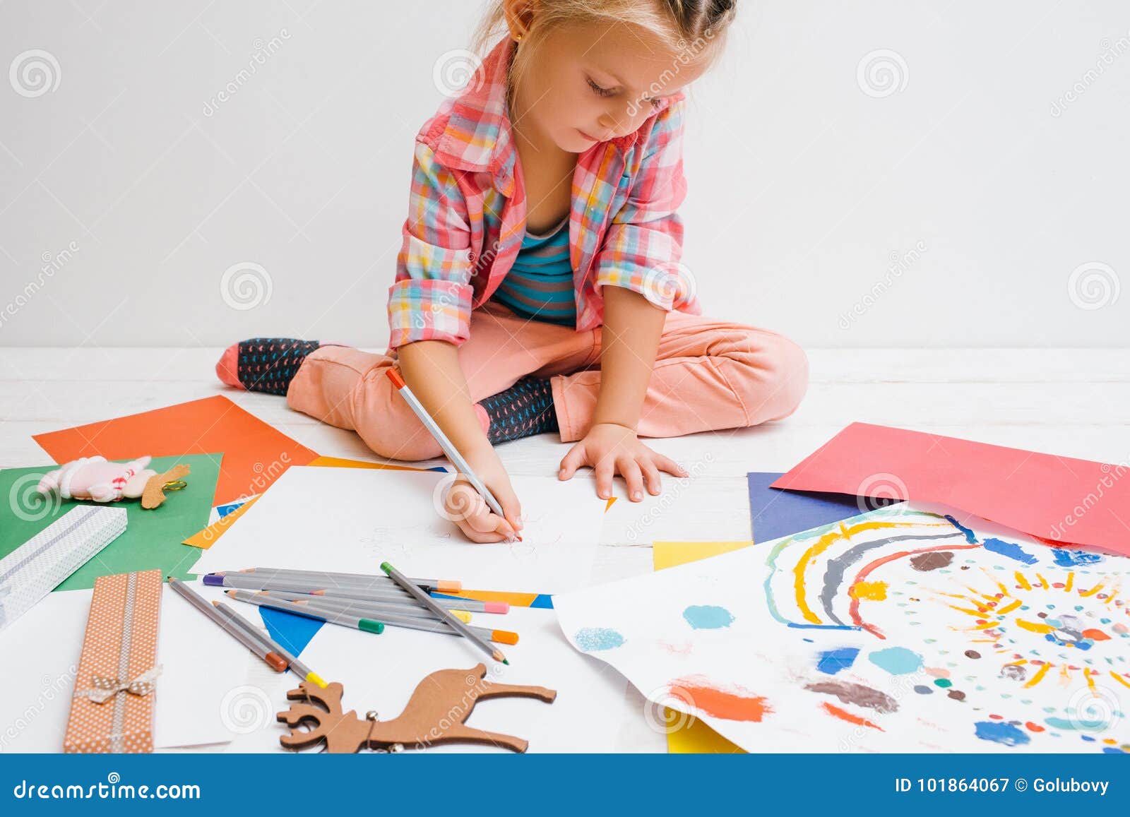 early childhood education. artistic child