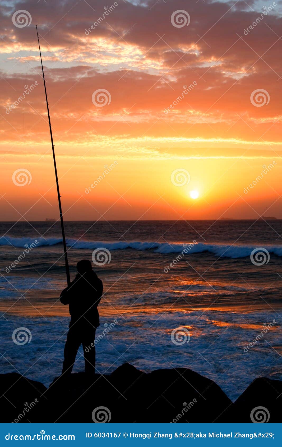 Early Morning Fishing Royalty Free Stock Photography Image 6034167