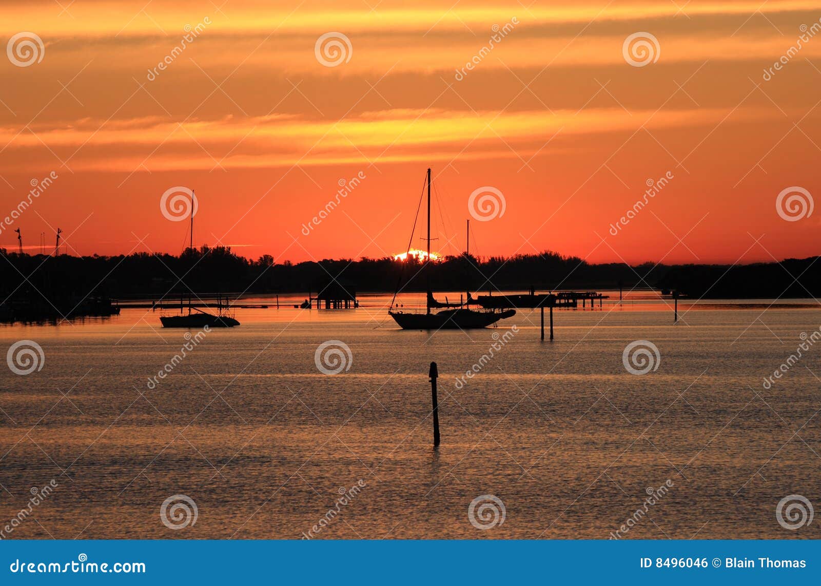 Early Morning Sailing in Sarasota, Florida Stock Photo Image of boats