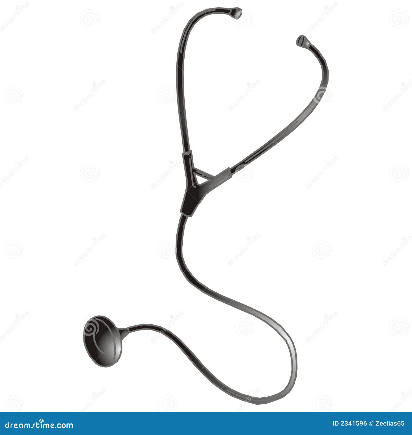 Earphone stock vector. Illustration of help, clip, health 2341596