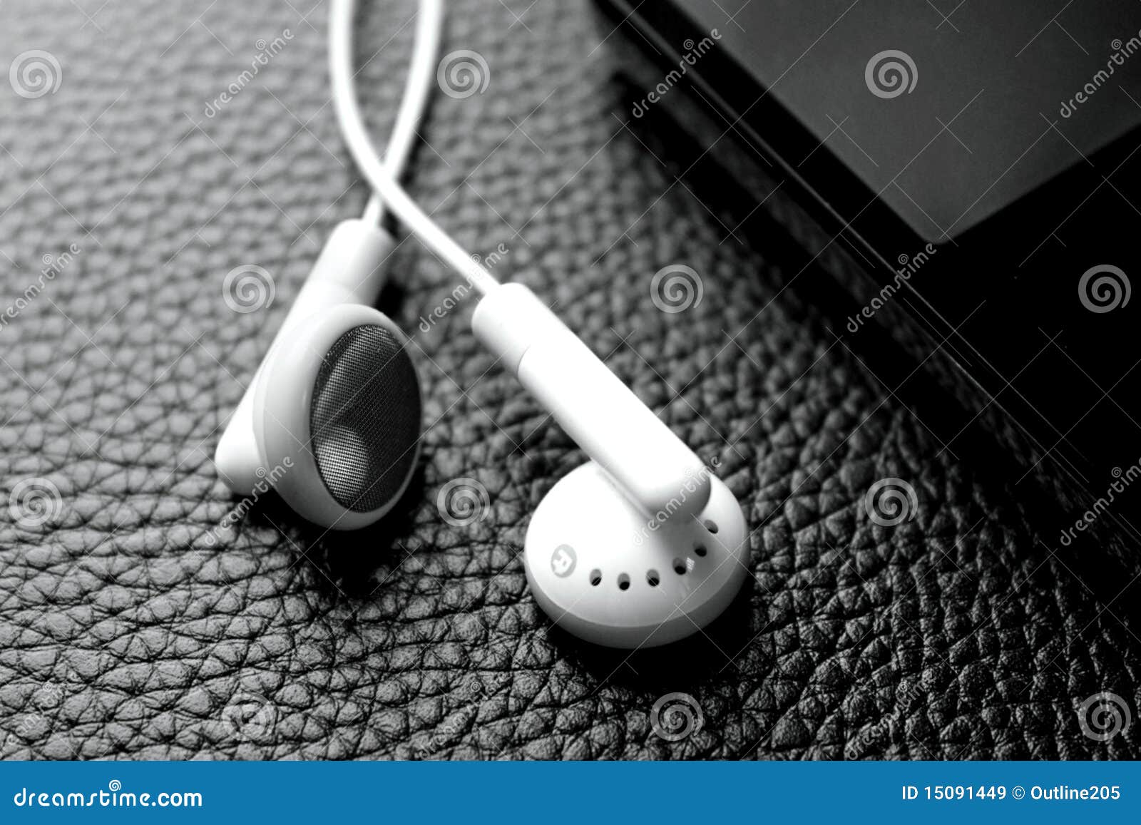 earphones and portable music,video player