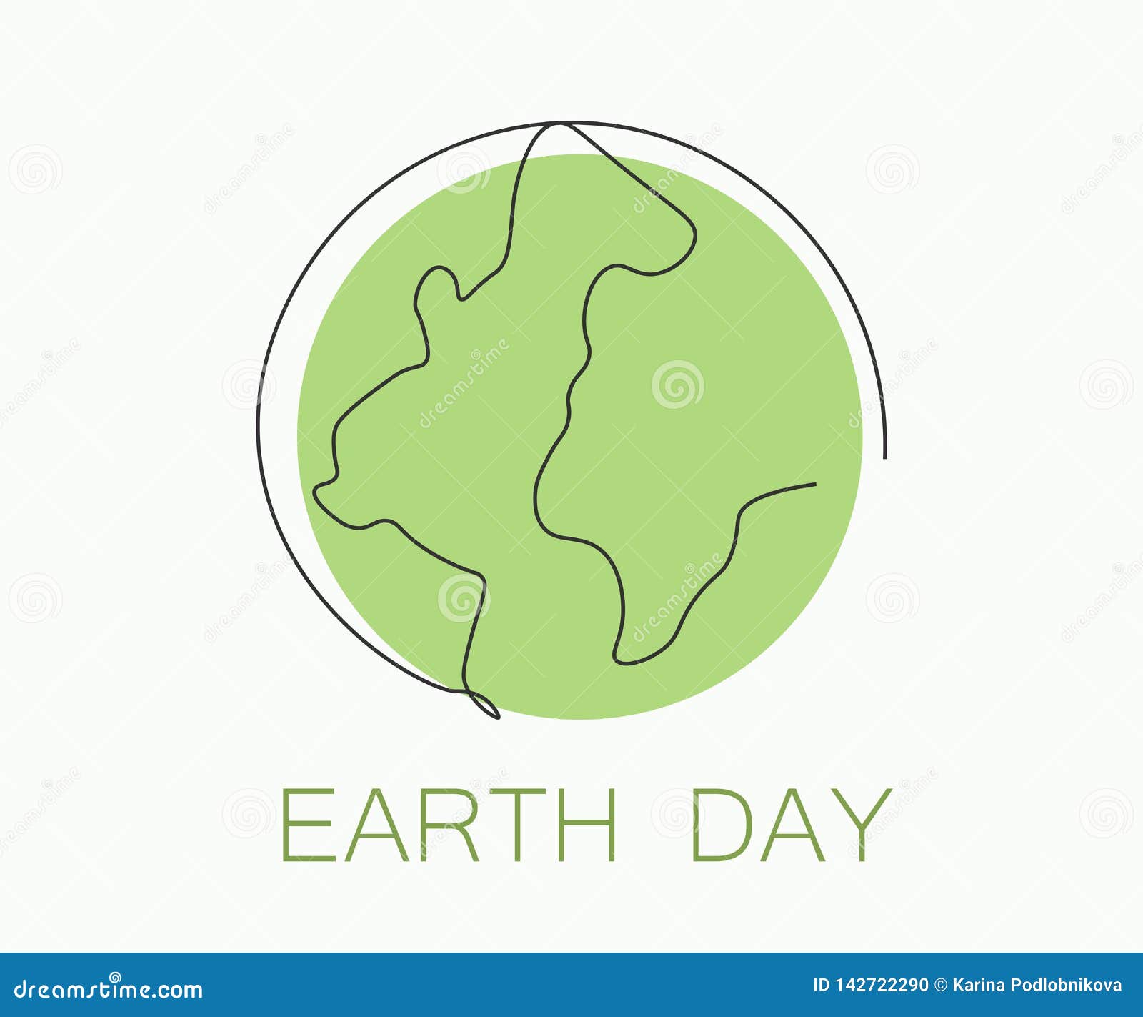 eart day concept green background,  