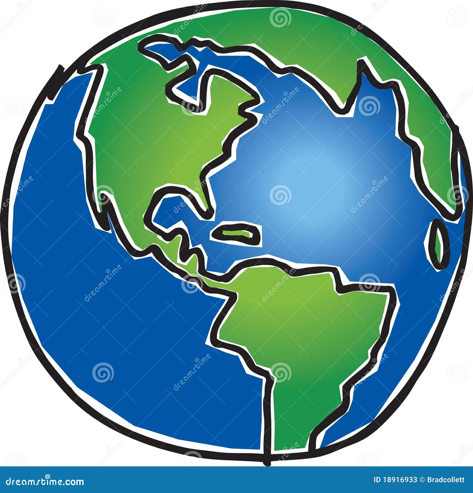Earth stock vector. Illustration of nature, america, nations ...