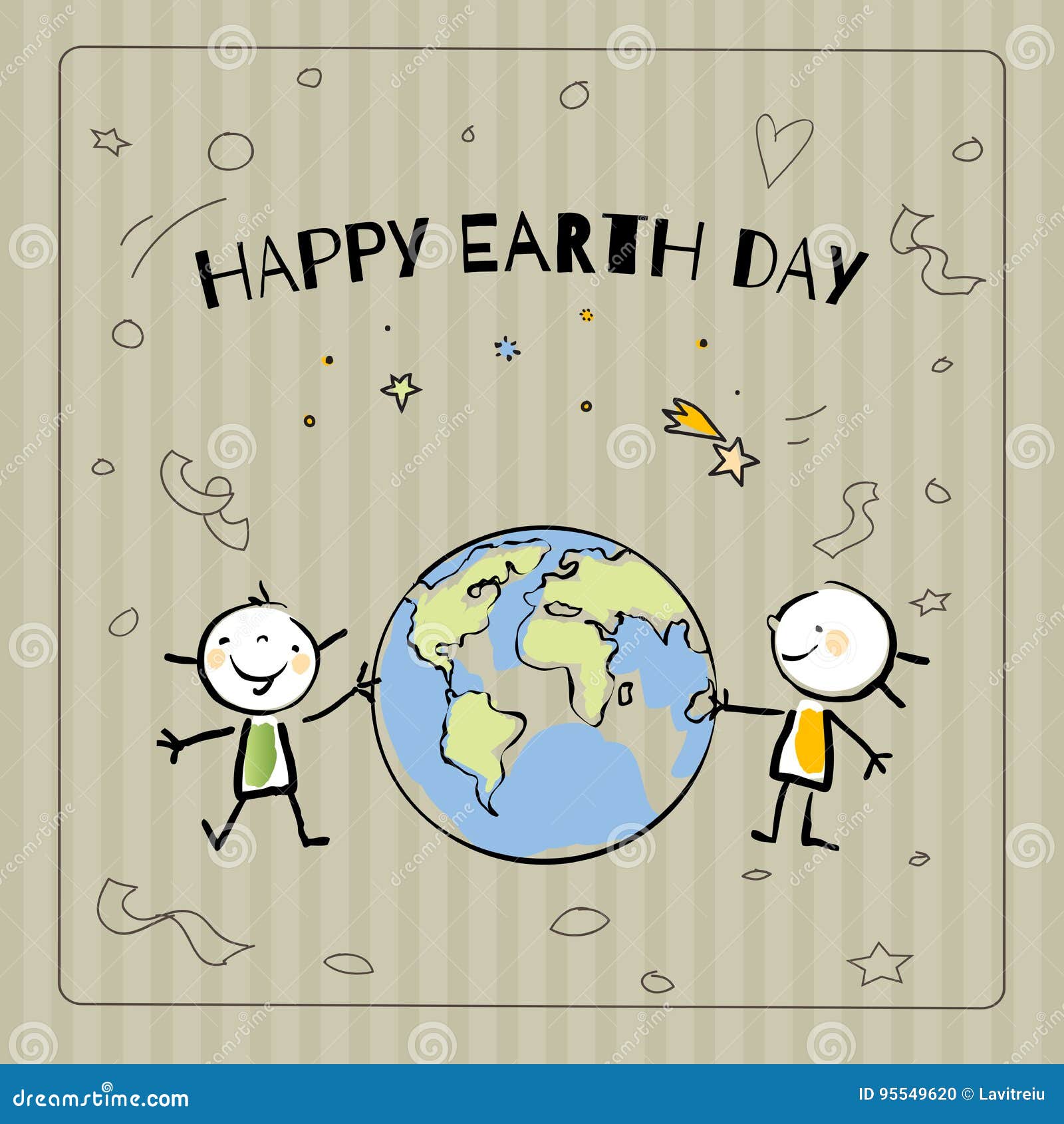 Earth Day Poster Art! Drawing and Watercolor Painting